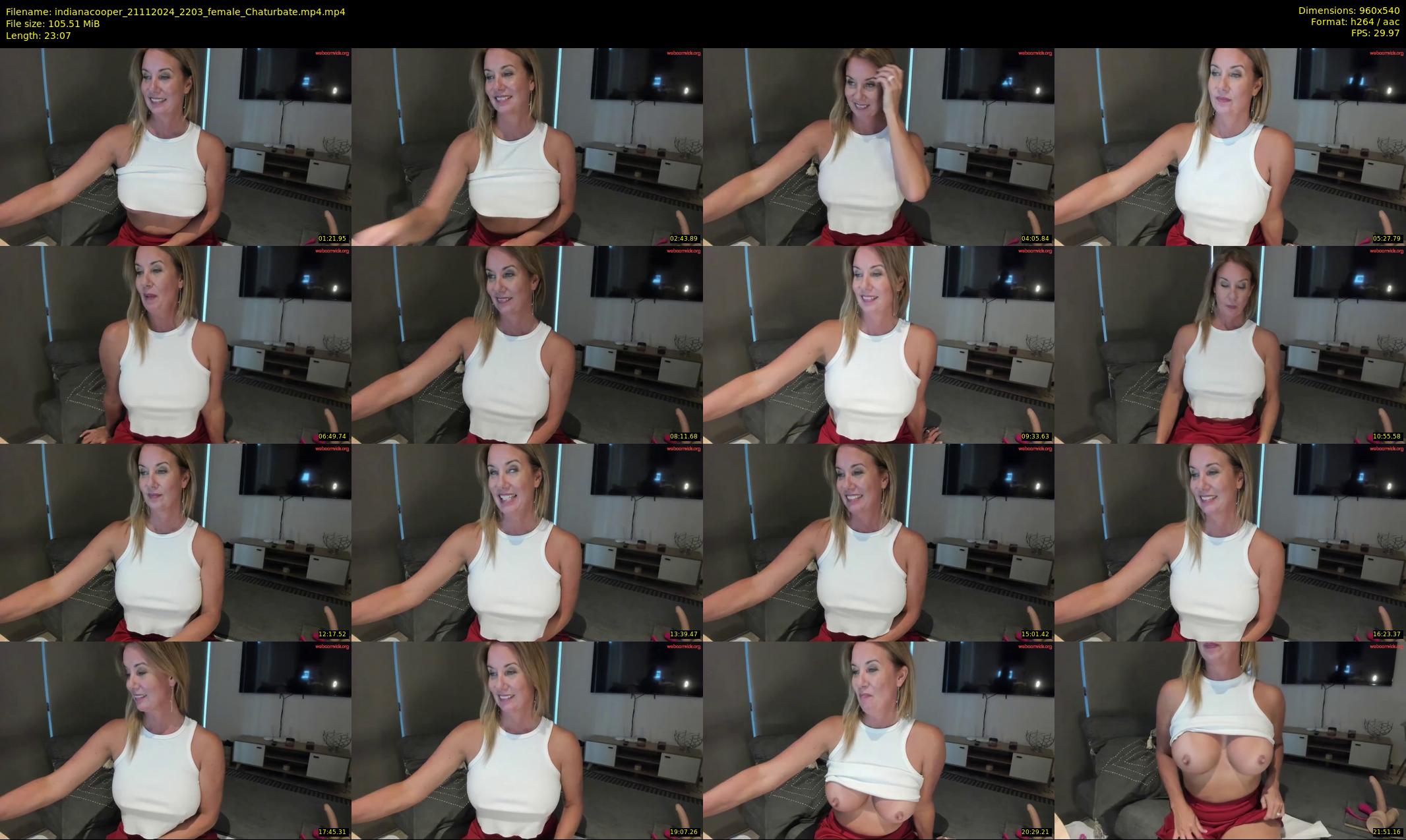 indianacooper — 24 minute Chaturbate female cam show recording, 480p, Nov 21, 2024