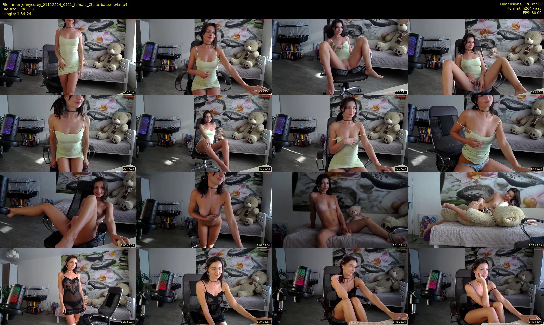 jennycutey — 115 minute Chaturbate female cam show recording, 720p, Nov 21, 2024