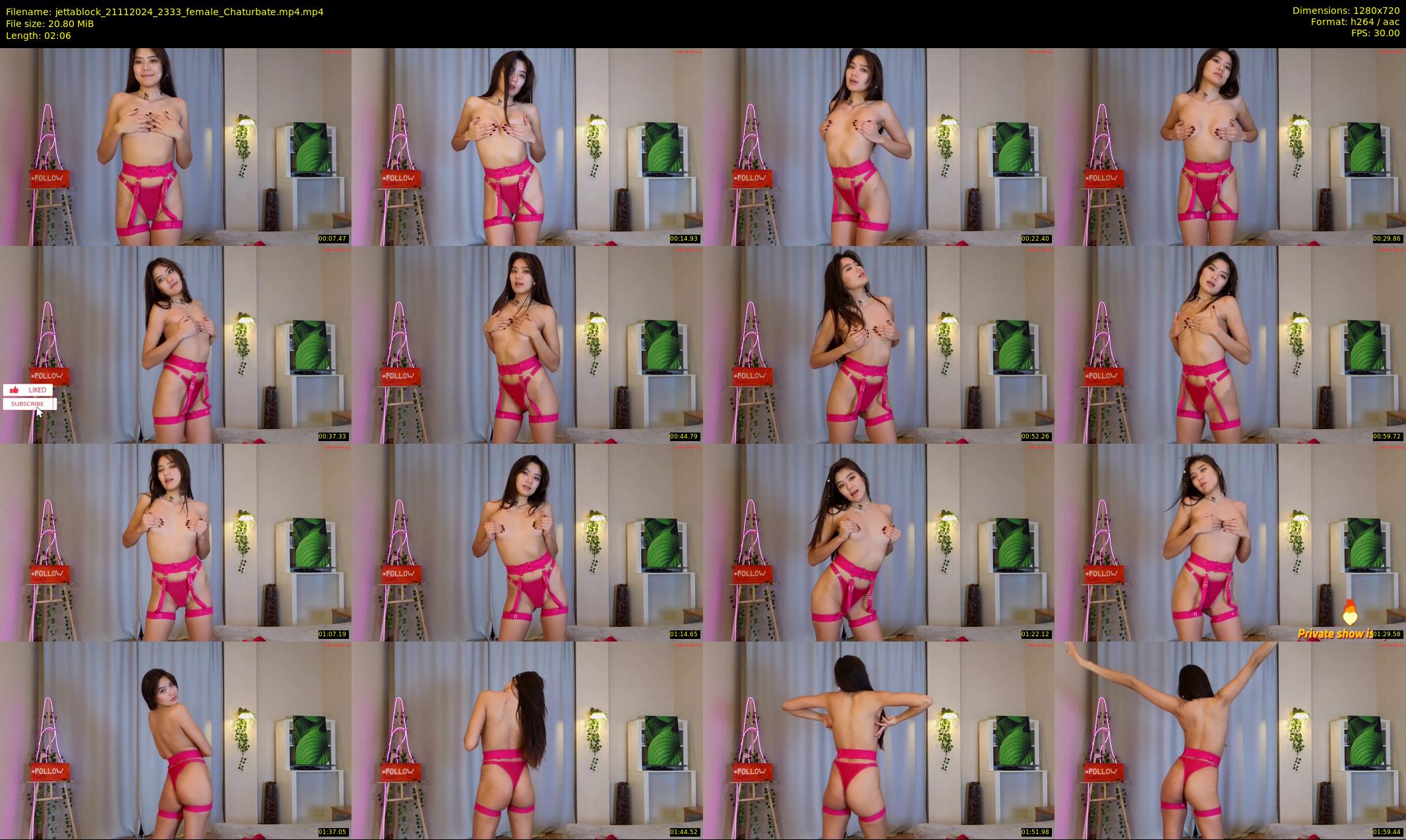 jettablock — 3 minute Chaturbate female cam show recording, 720p, Nov 21, 2024
