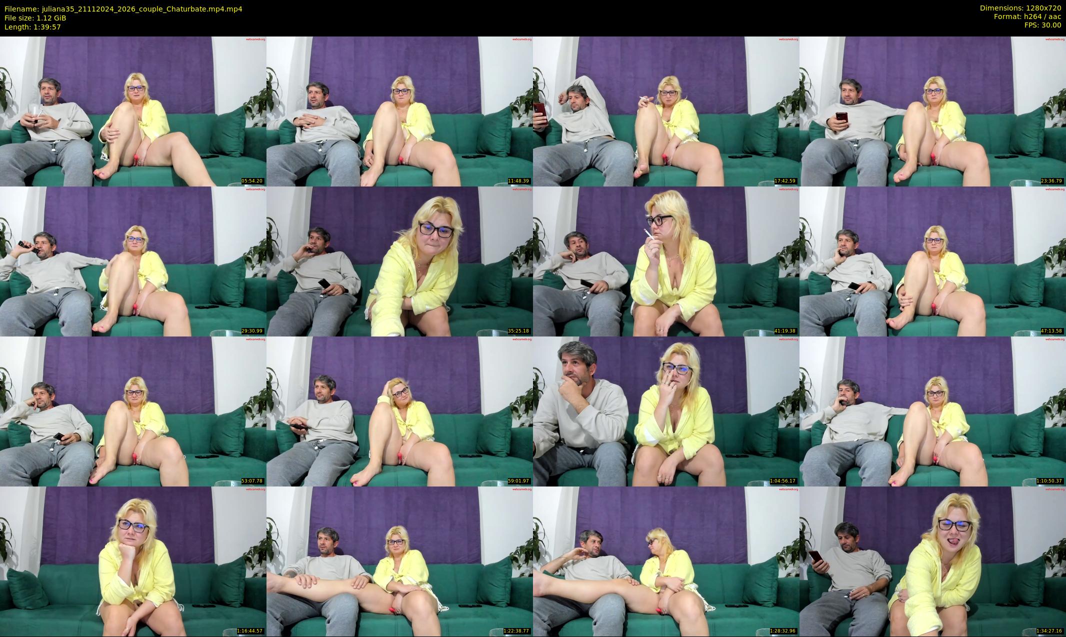 juliana35 — 100 minute Chaturbate couple cam show recording, 720p, Nov 21, 2024