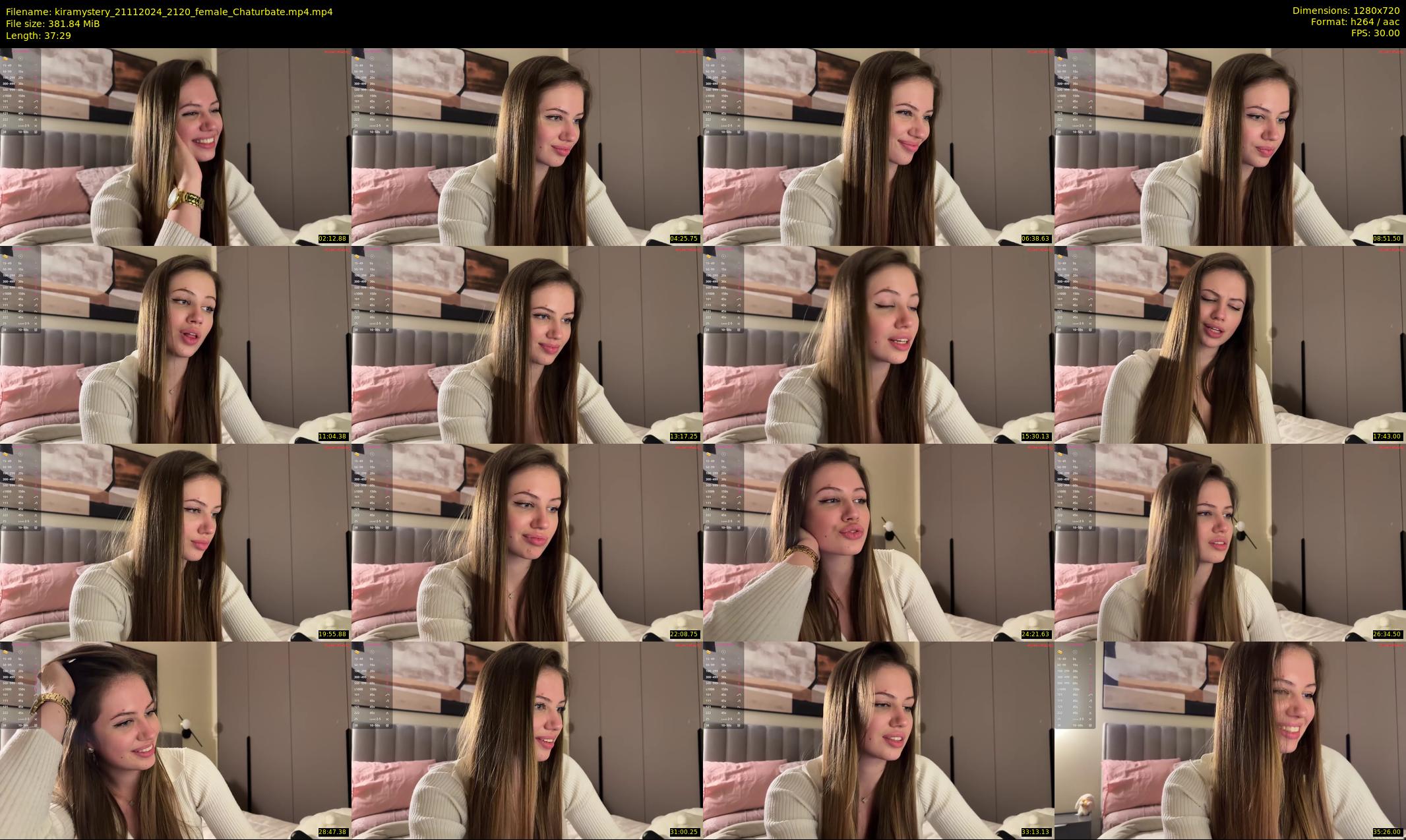 kiramystery — 38 minute Chaturbate female cam show recording, 720p, Nov 21, 2024