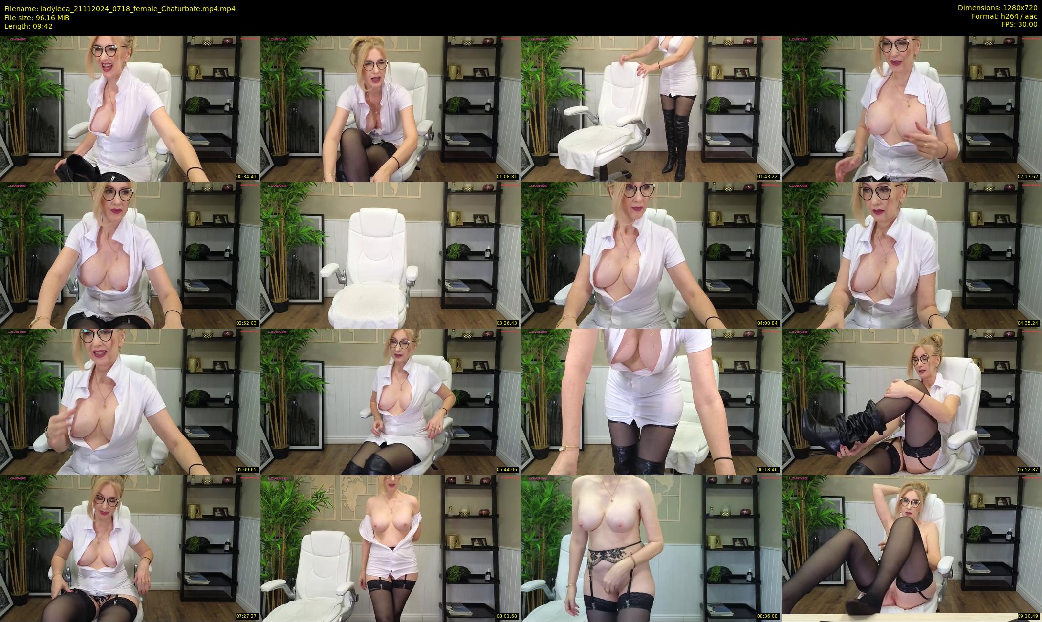 ladyleea — 10 minute Chaturbate female cam show recording, 720p, Nov 21, 2024