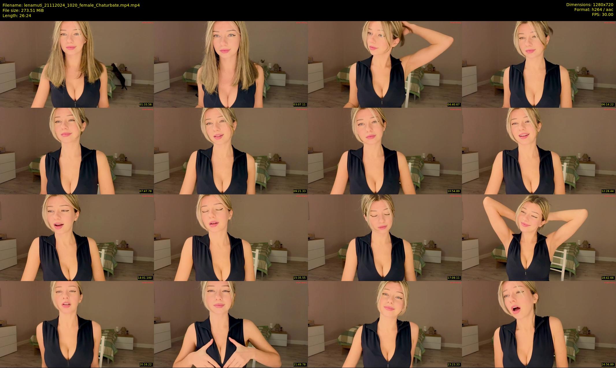 lenamuti — 27 minute Chaturbate female cam show recording, 720p, Nov 21, 2024