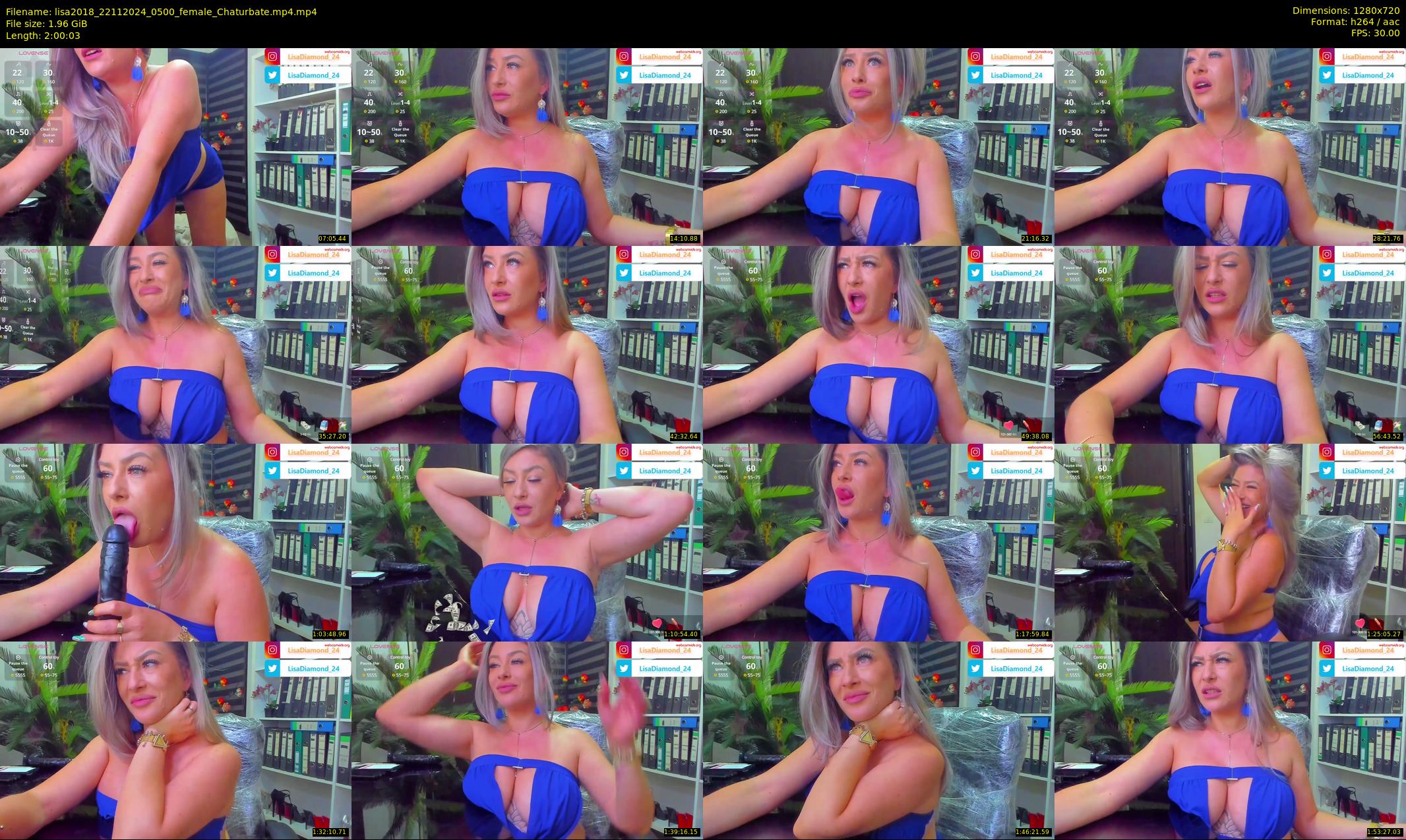 lisa2018 — 121 minute Chaturbate female cam show recording, 720p, Nov 22, 2024