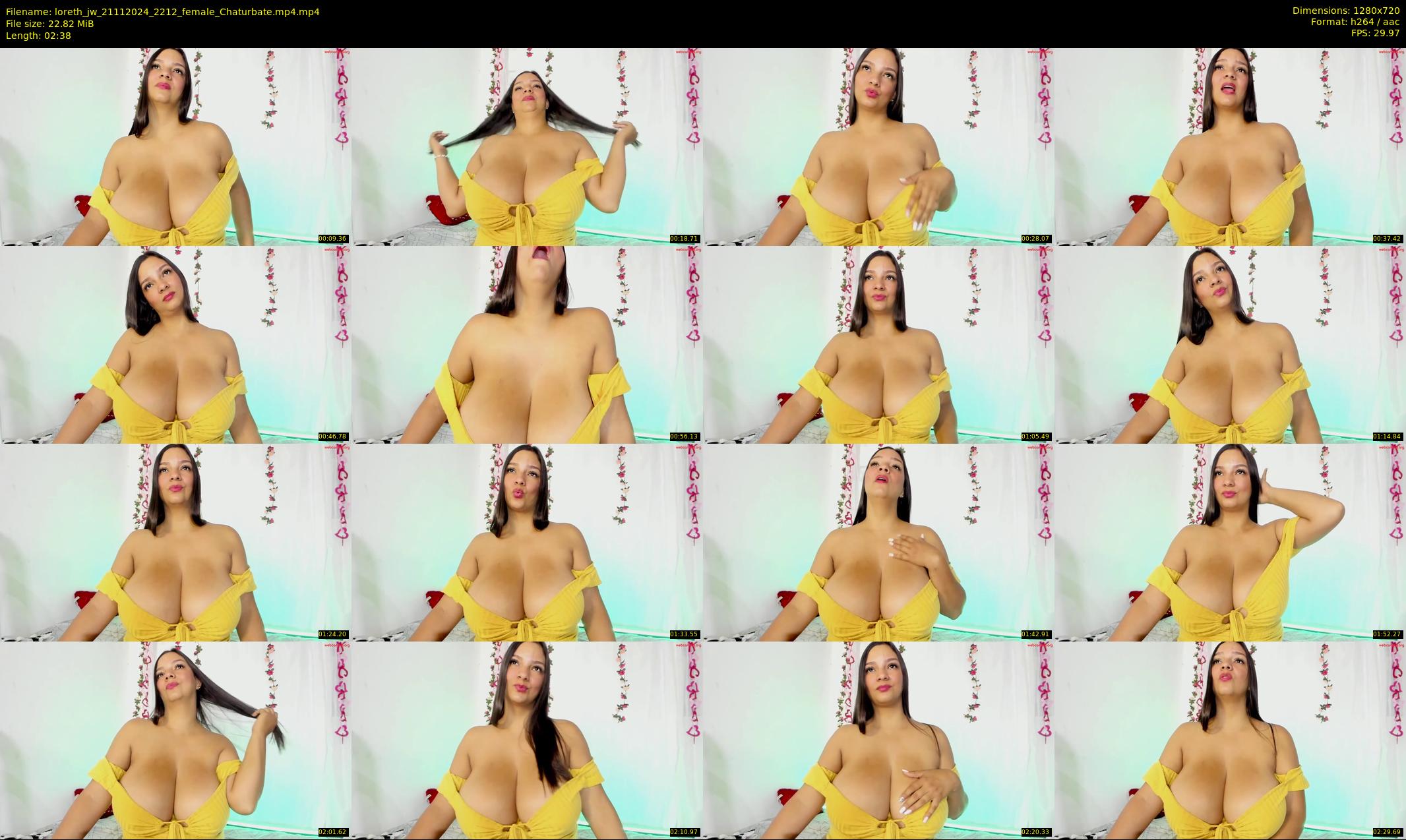 loreth_jw — 3 minute Chaturbate female cam show recording, 720p, Nov 21, 2024