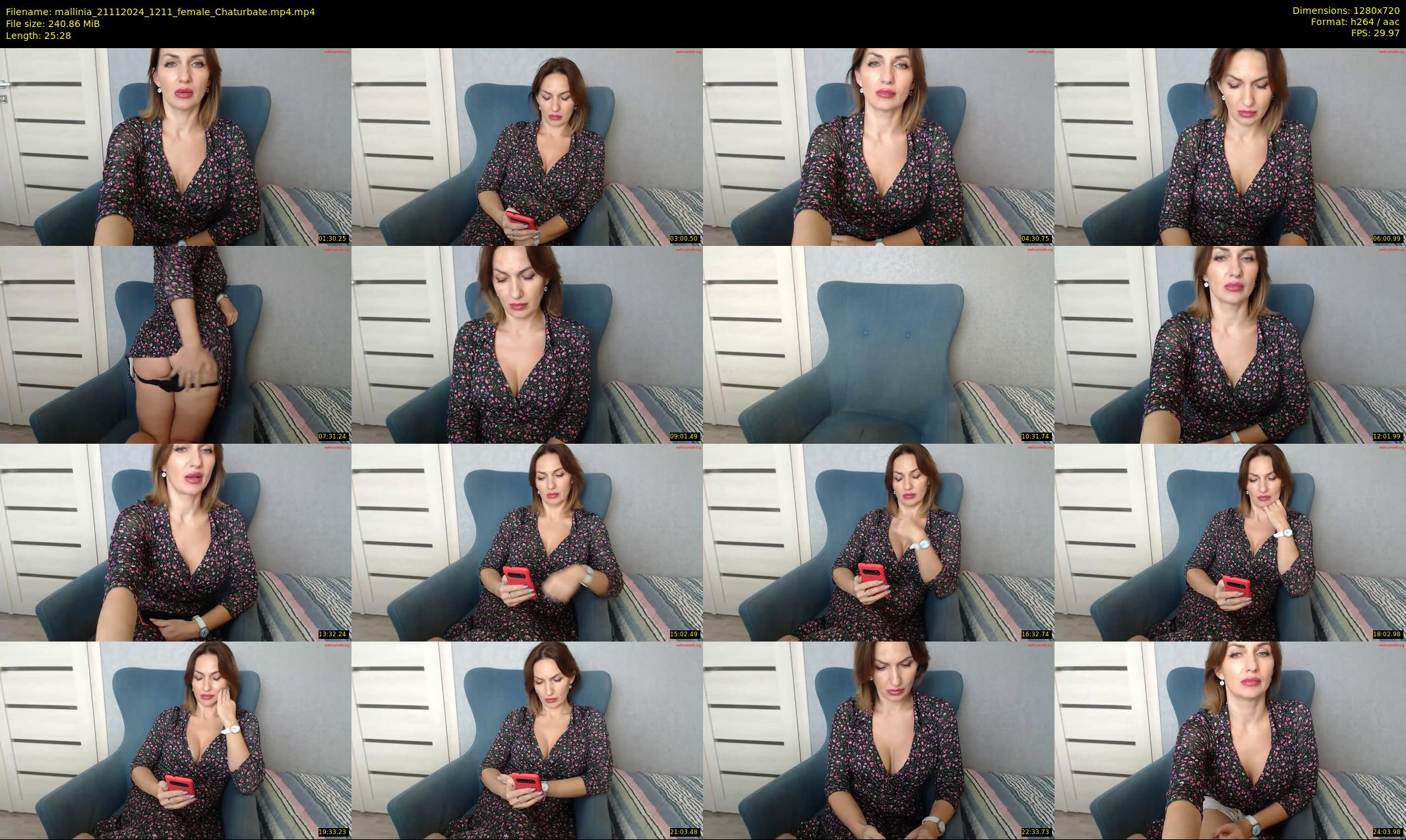 mallinia — 26 minute Chaturbate female cam show recording, 720p, Nov 21, 2024