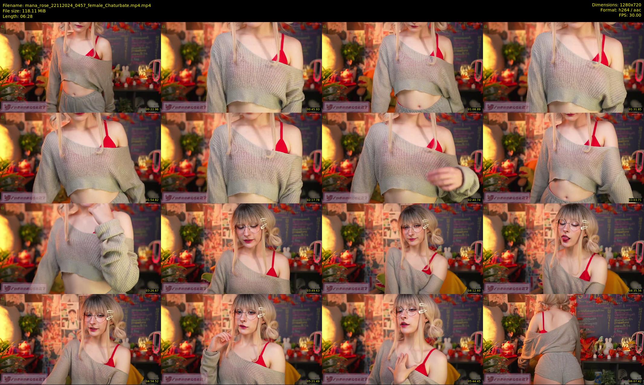 mana_rose — 7 minute Chaturbate female cam show recording, 720p, Nov 22, 2024