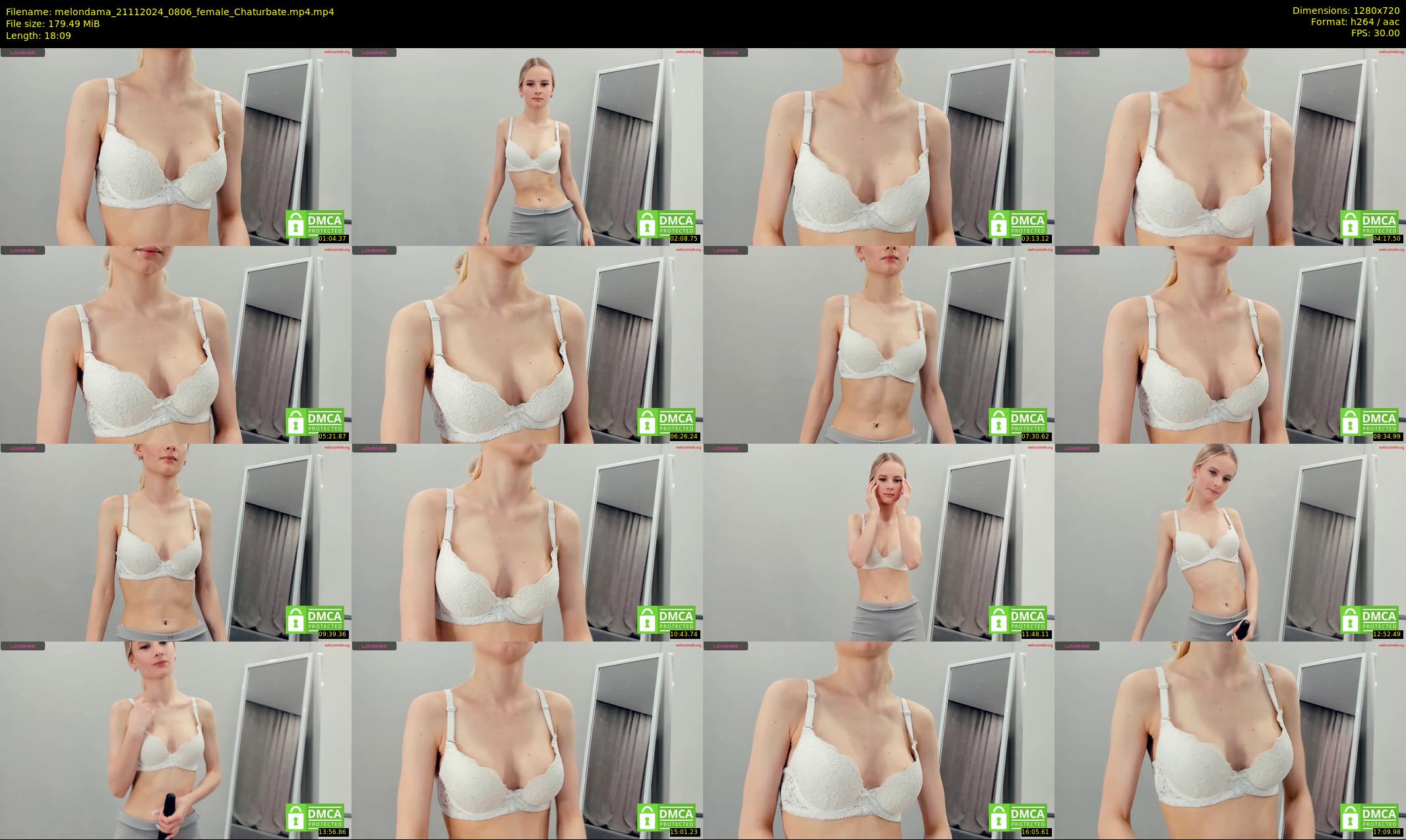 melondama — 19 minute Chaturbate female cam show recording, 720p, Nov 21, 2024