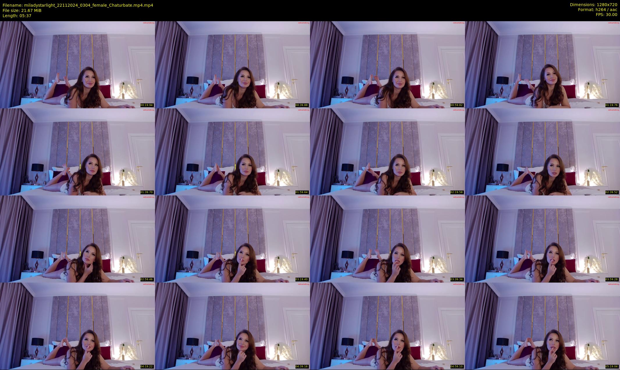 miladystarlight — 6 minute Chaturbate female cam show recording, 720p, Nov 22, 2024