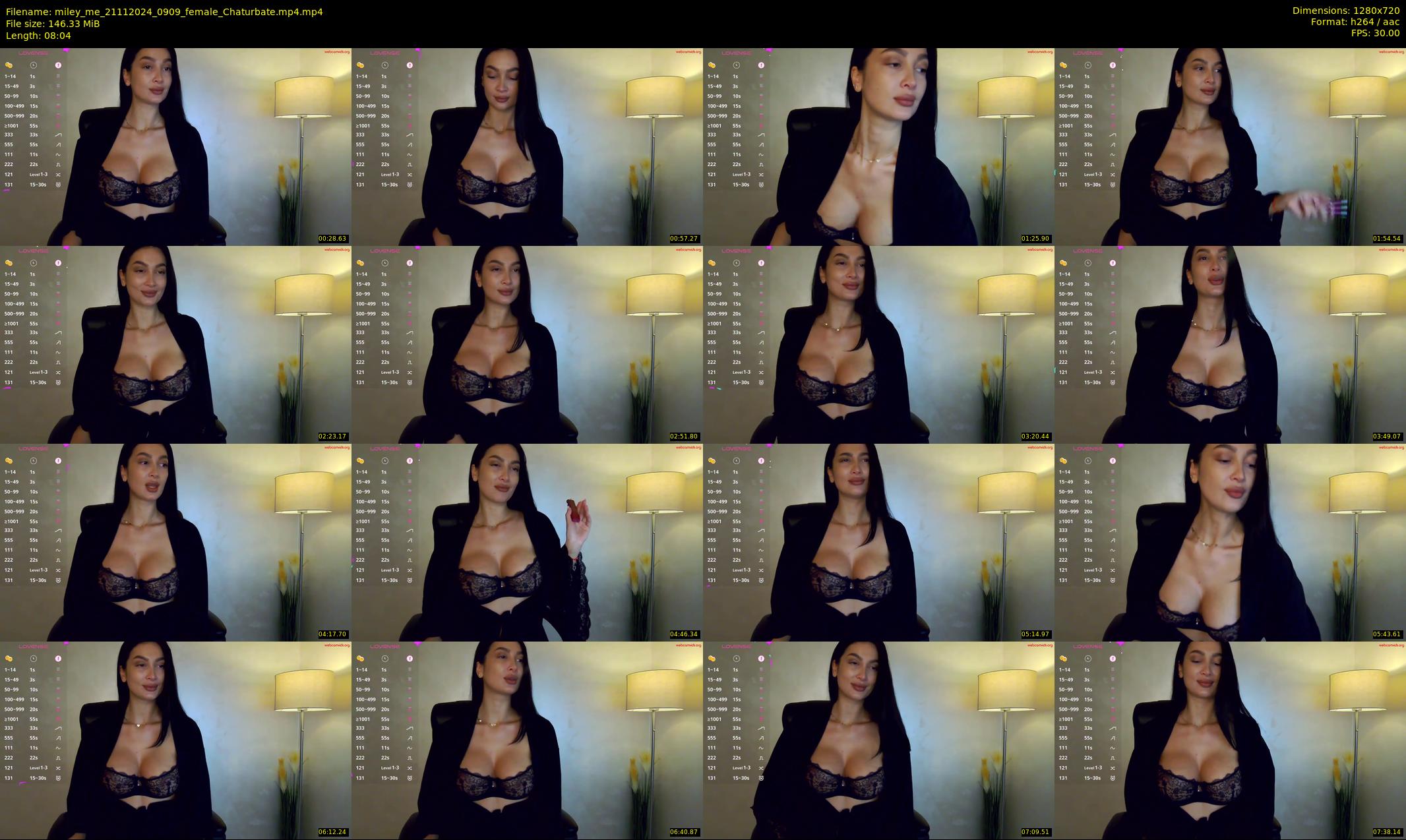 miley_me — 9 minute Chaturbate female cam show recording, 720p, Nov 21, 2024