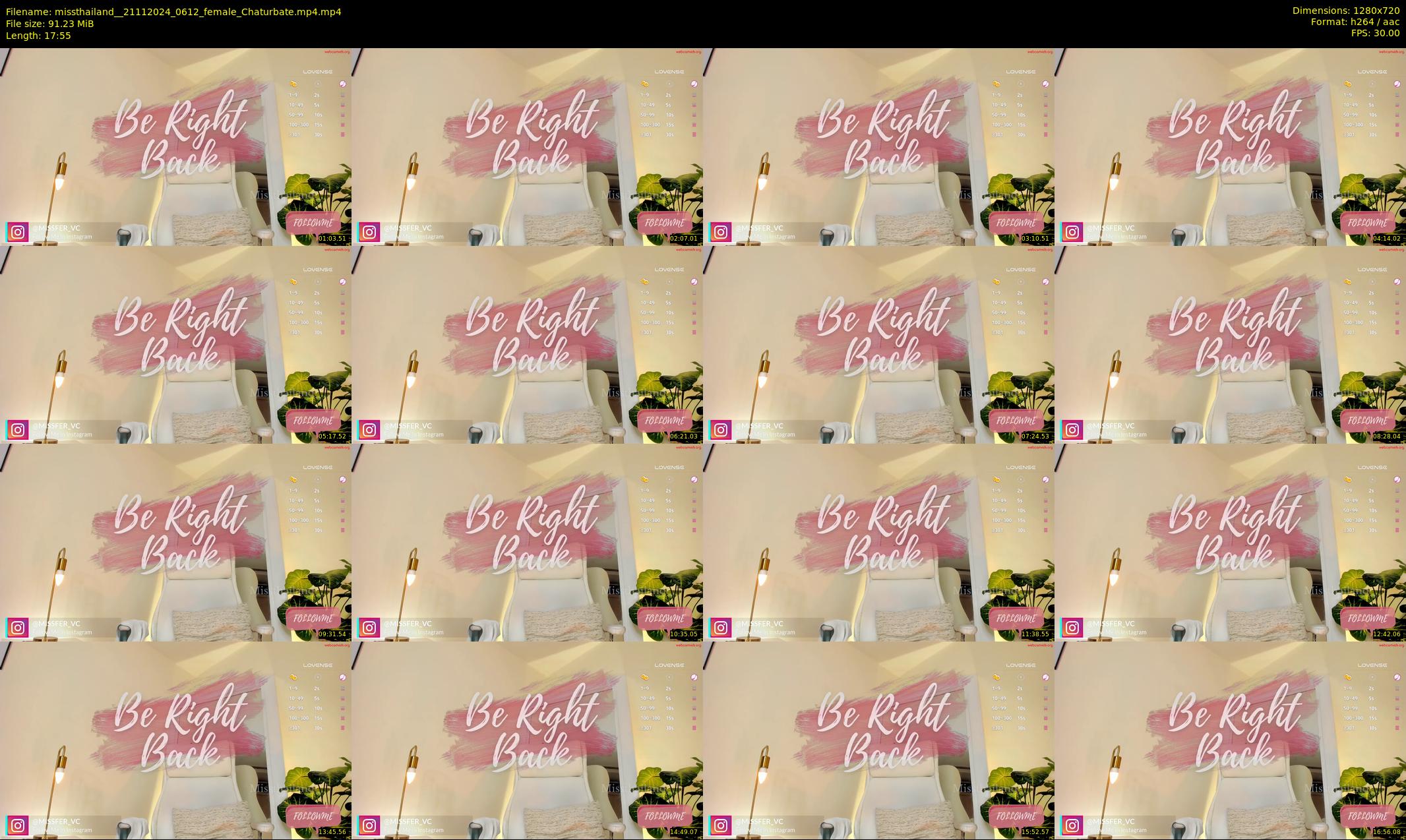 missthailand_ — 18 minute Chaturbate female cam show recording, 720p, Nov 21, 2024