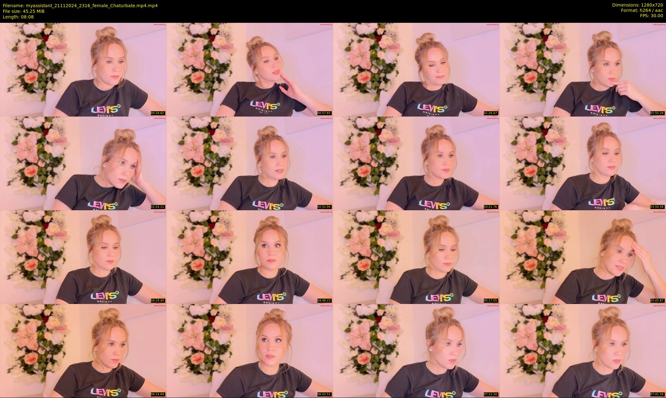 myassistant — 9 minute Chaturbate female cam show recording, 720p, Nov 21, 2024