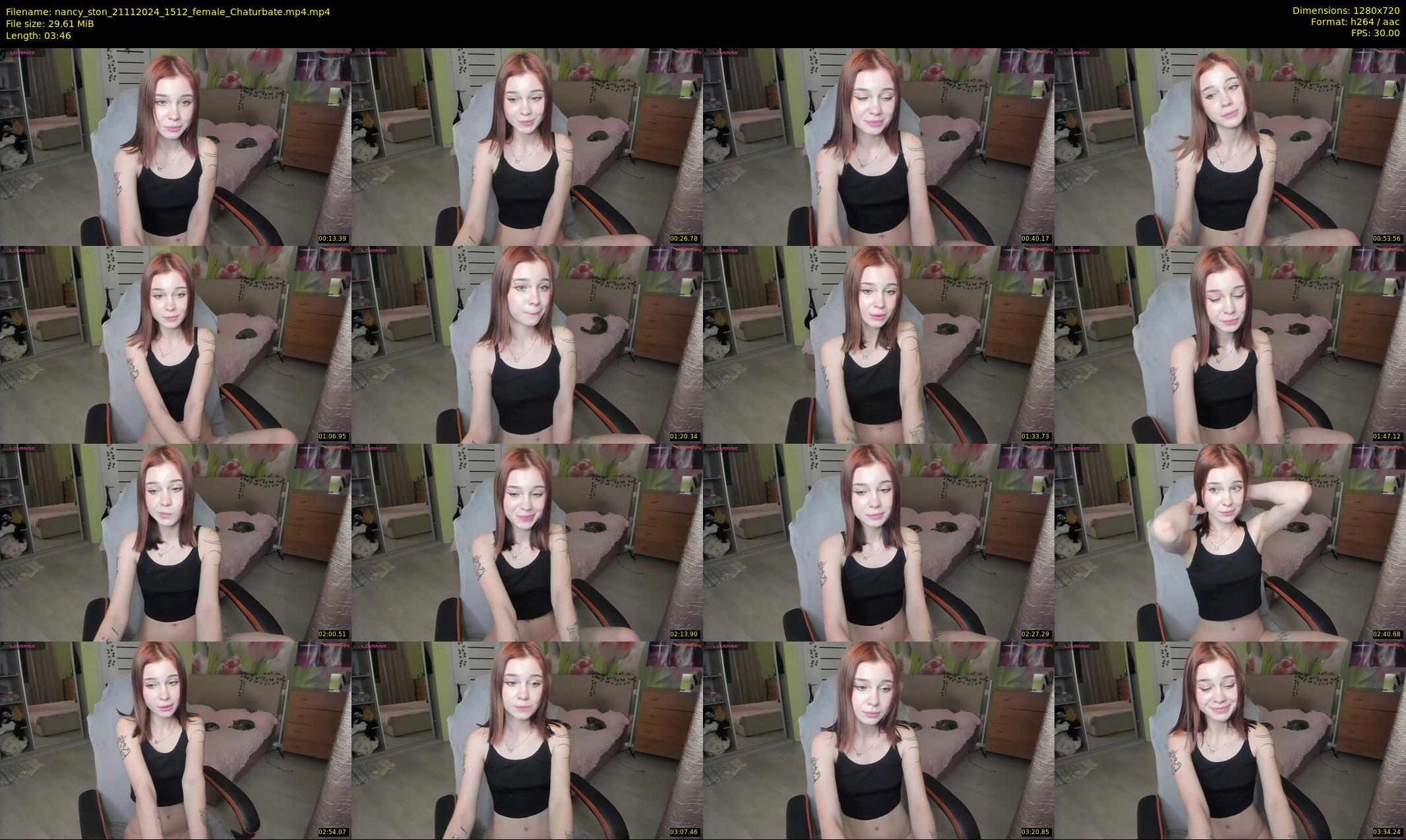 nancy_ston — 4 minute Chaturbate female cam show recording, 720p, Nov 21, 2024