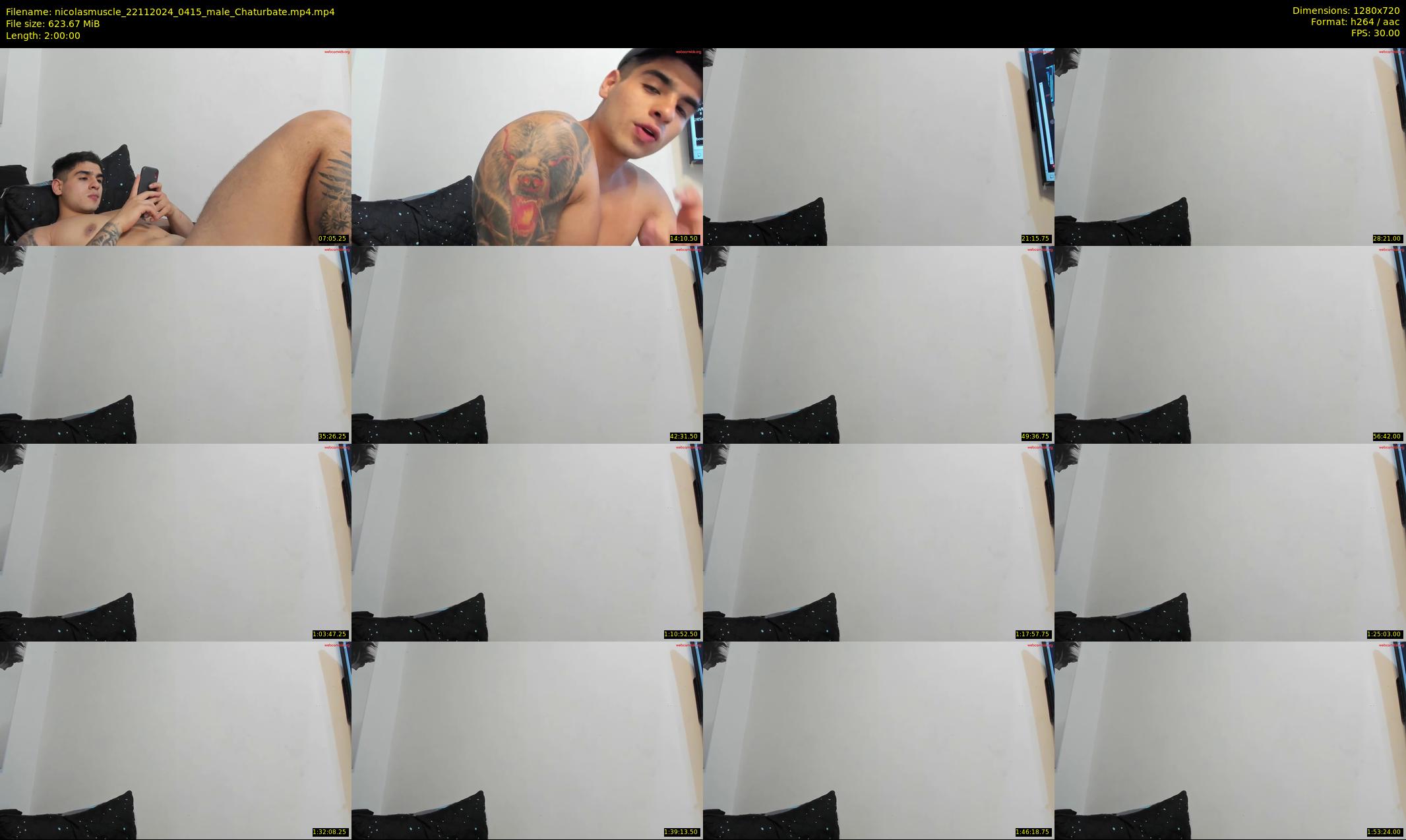 nicolasmuscle — 120 minute Chaturbate male cam show recording, 720p, Nov 22, 2024