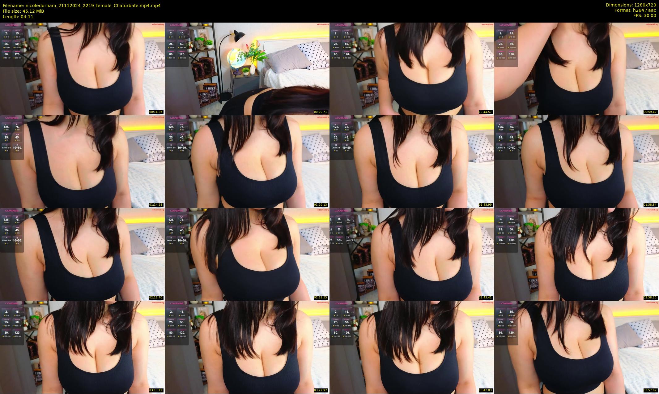 nicoledurham — 5 minute Chaturbate female cam show recording, 720p, Nov 21, 2024
