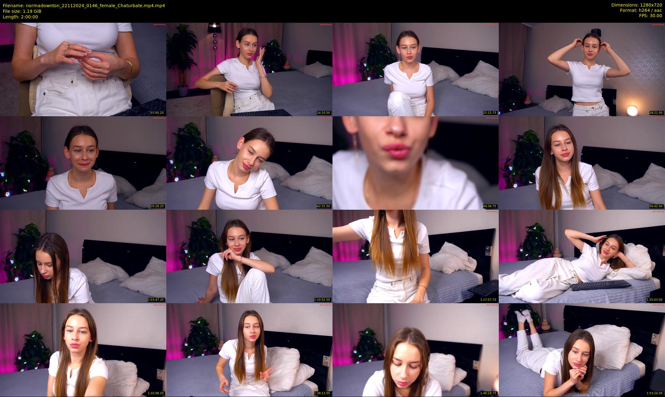 normadownton — 120 minute Chaturbate female cam show recording, 720p, Nov 22, 2024
