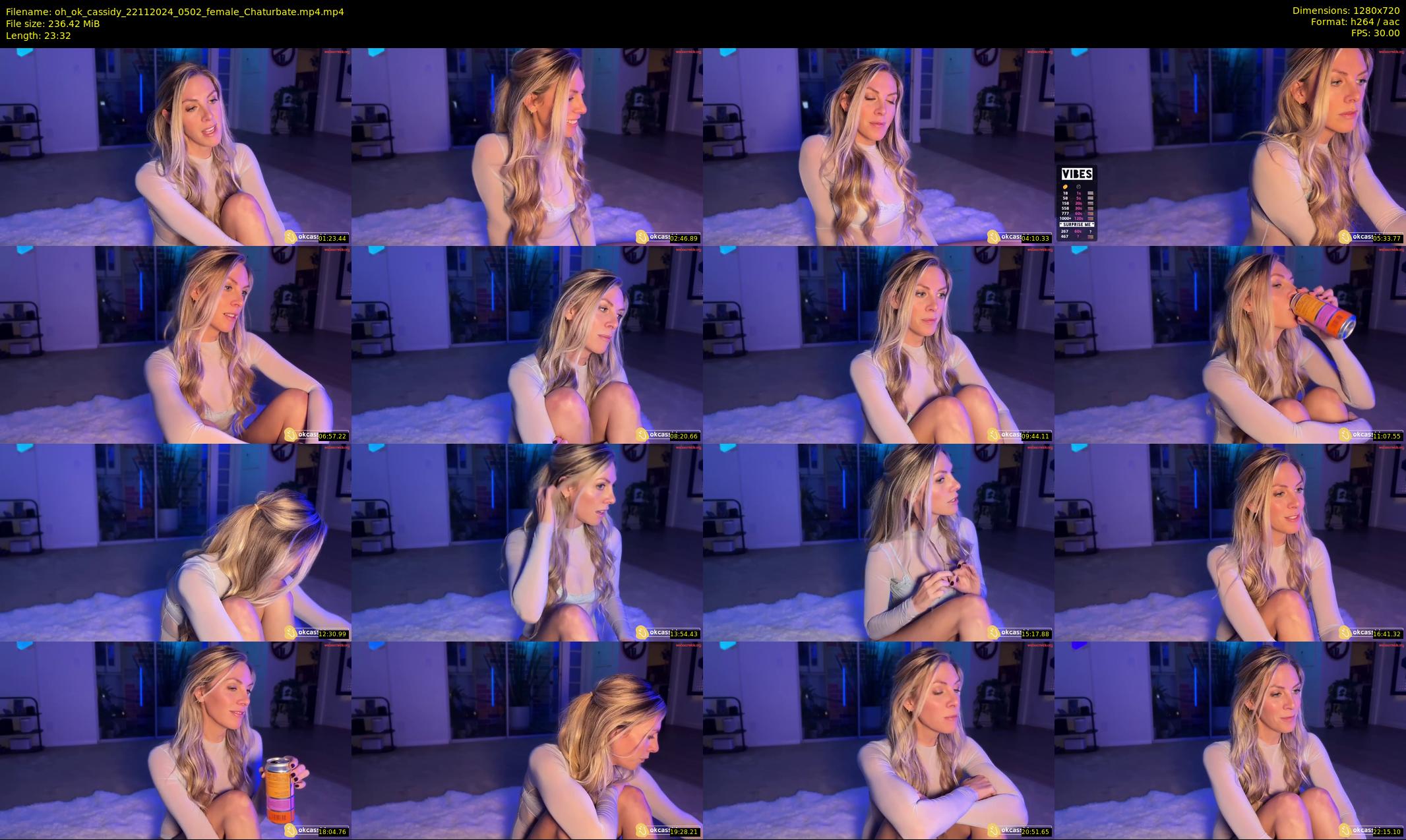 oh_ok_cassidy — 24 minute Chaturbate female cam show recording, 720p, Nov 22, 2024
