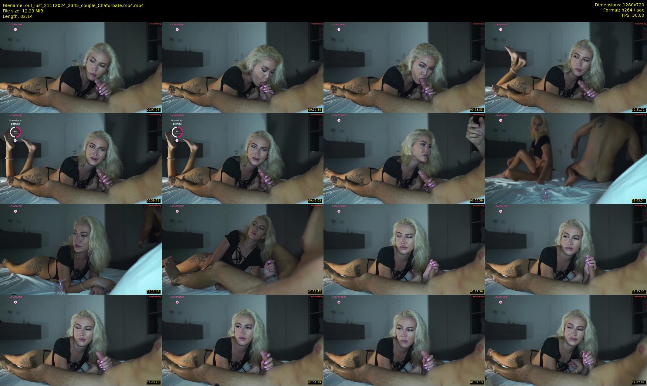 out_lust — 3 minute Chaturbate couple cam show recording, 720p, Nov 21, 2024
