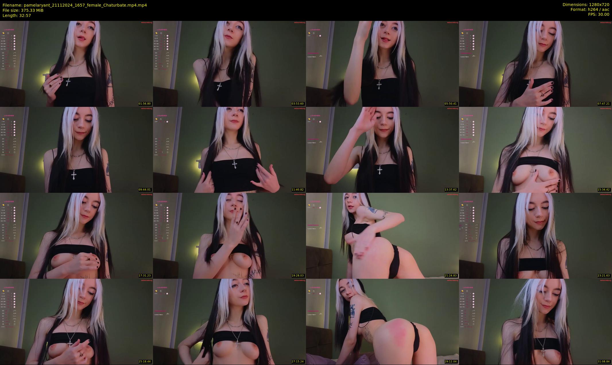 pamelaryant — 33 minute Chaturbate female cam show recording, 720p, Nov 21, 2024