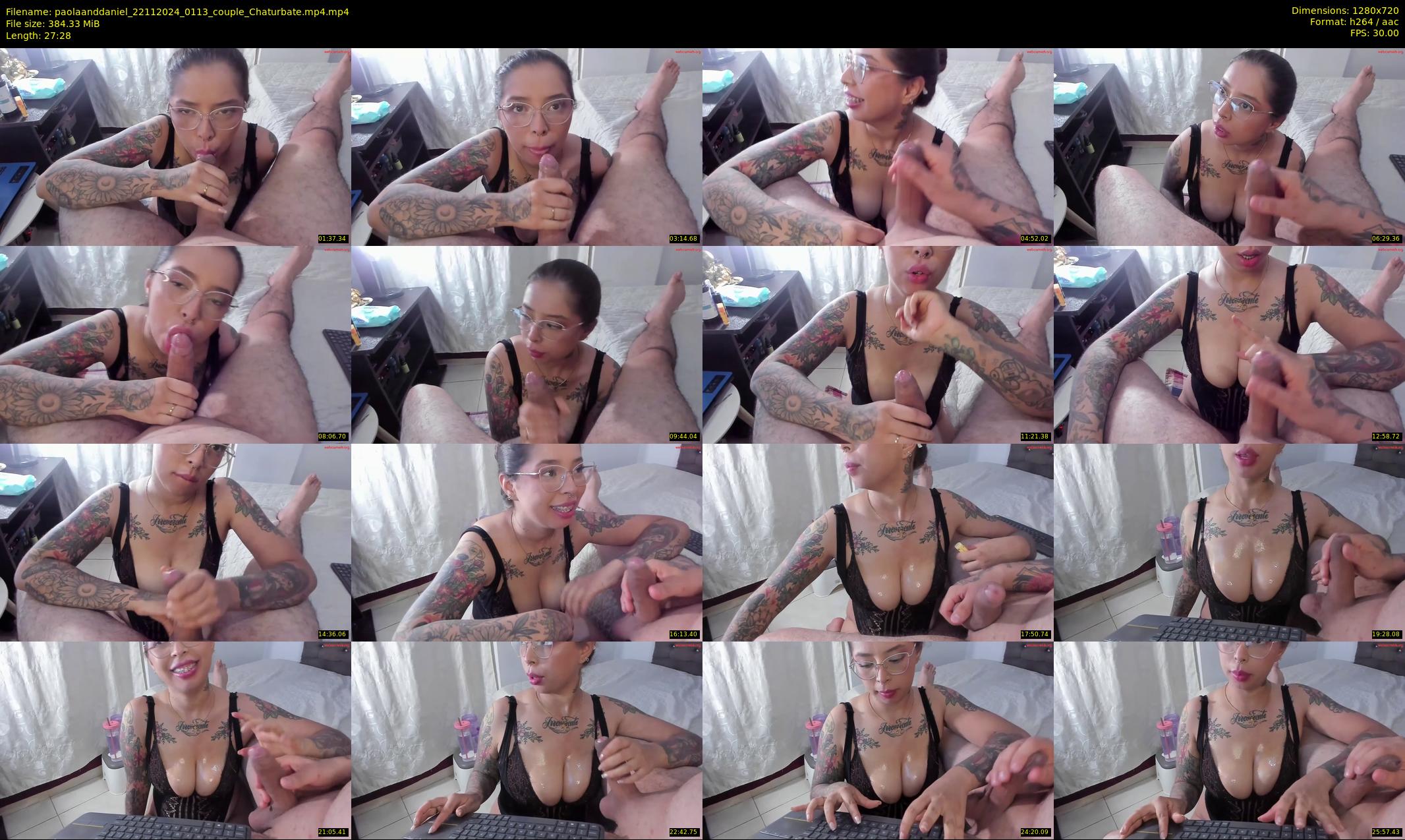 paolaanddaniel — 28 minute Chaturbate couple cam show recording, 720p, Nov 22, 2024