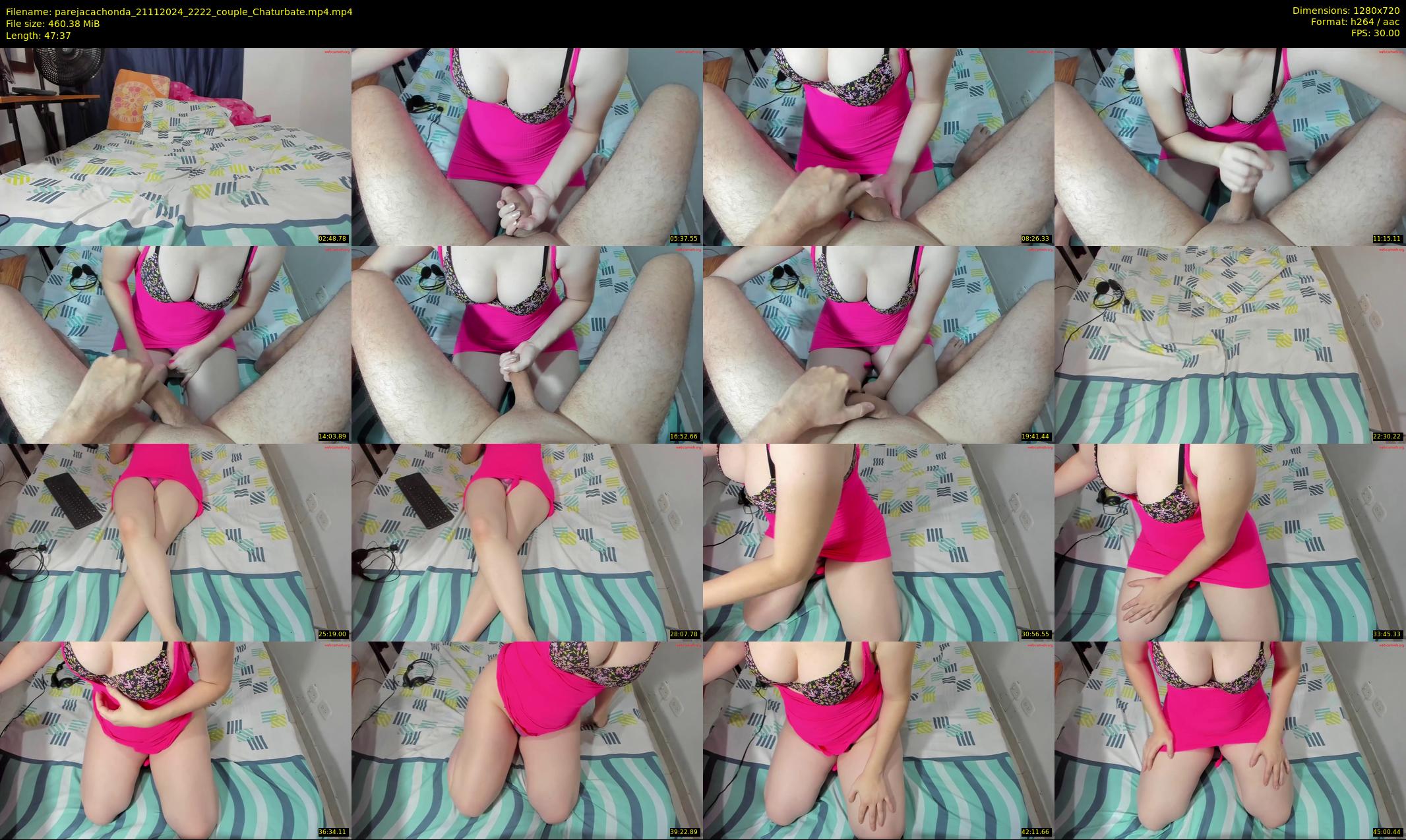 parejacachonda — 48 minute Chaturbate couple cam show recording, 720p, Nov 21, 2024