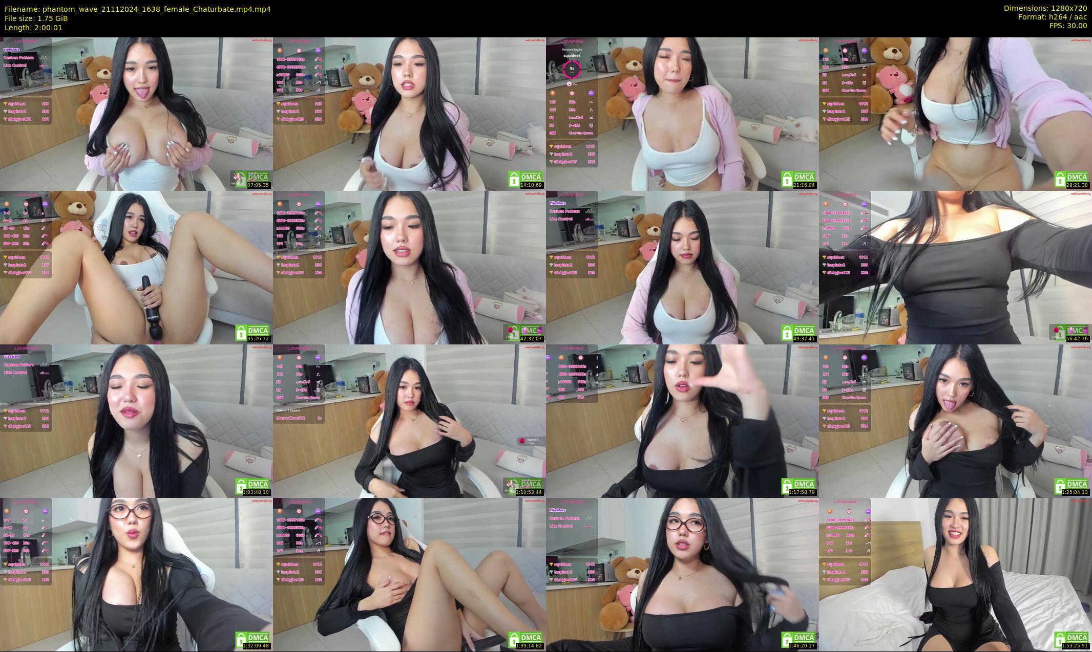 phantom_wave — 121 minute Chaturbate female cam show recording, 720p, Nov 21, 2024