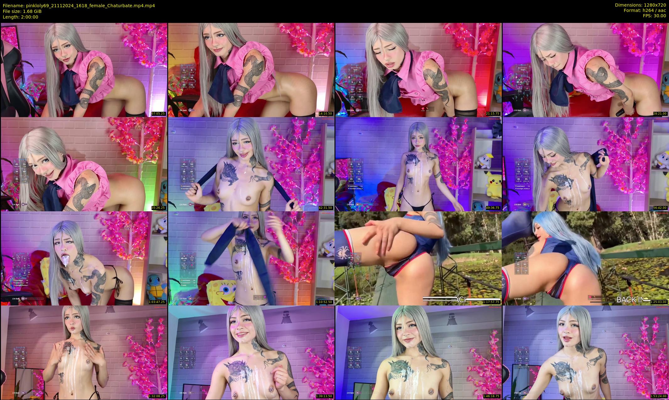 pinkloly69 — 120 minute Chaturbate female cam show recording, 720p, Nov 21, 2024