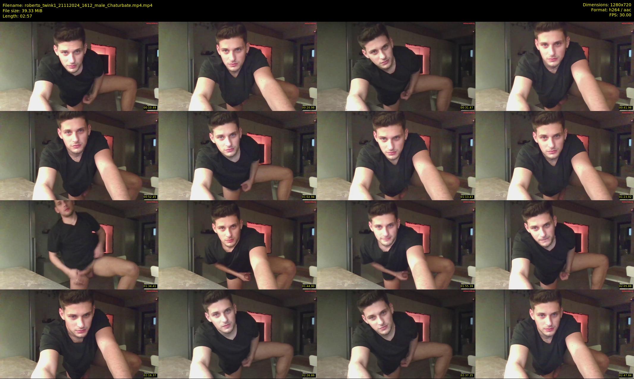 roberto_twink1 — 3 minute Chaturbate male cam show recording, 720p, Nov 21, 2024