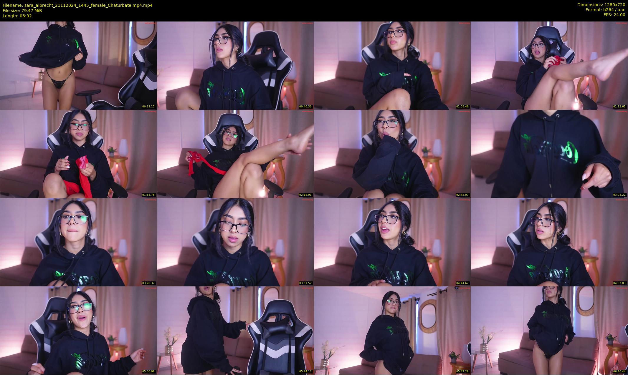 sara_albrecht — 7 minute Chaturbate female cam show recording, 720p, Nov 21, 2024