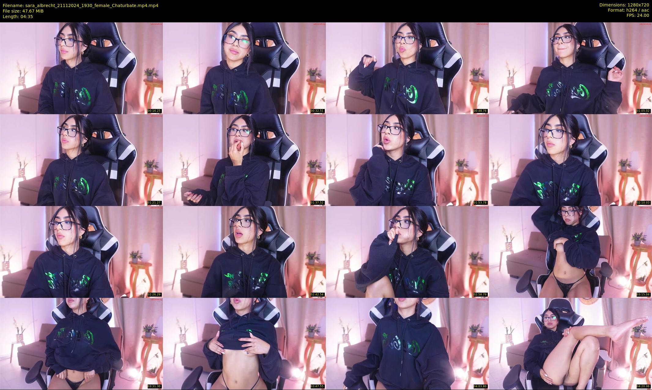 sara_albrecht — 5 minute Chaturbate female cam show recording, 720p, Nov 21, 2024