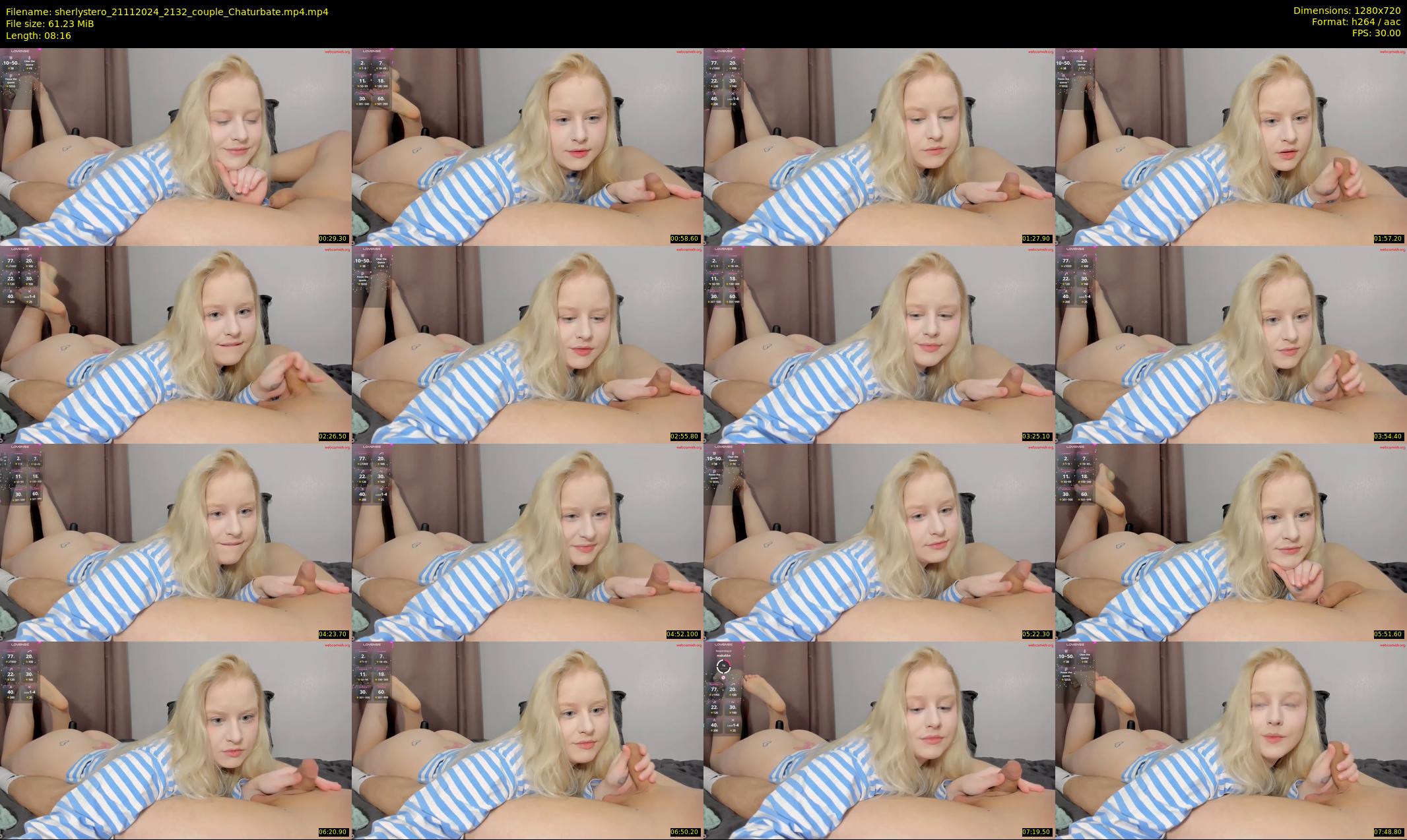sherlystero — 9 minute Chaturbate couple cam show recording, 720p, Nov 21, 2024