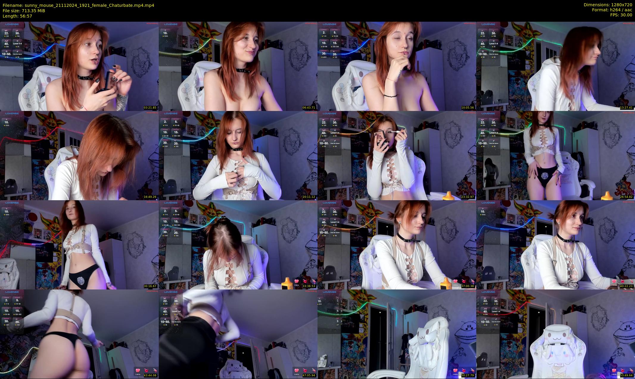 sunny_mouse — 57 minute Chaturbate female cam show recording, 720p, Nov 21, 2024