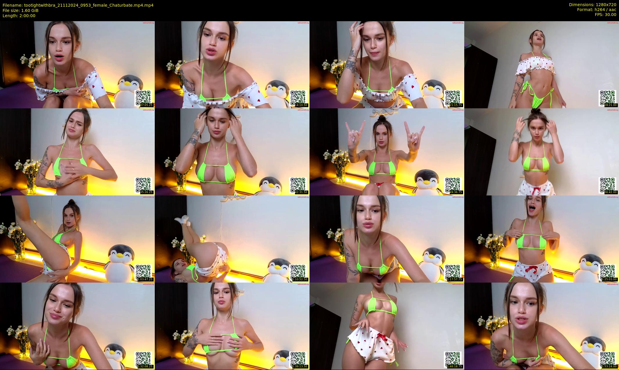 tootightwithbra — 120 minute Chaturbate female cam show recording, 720p, Nov 21, 2024