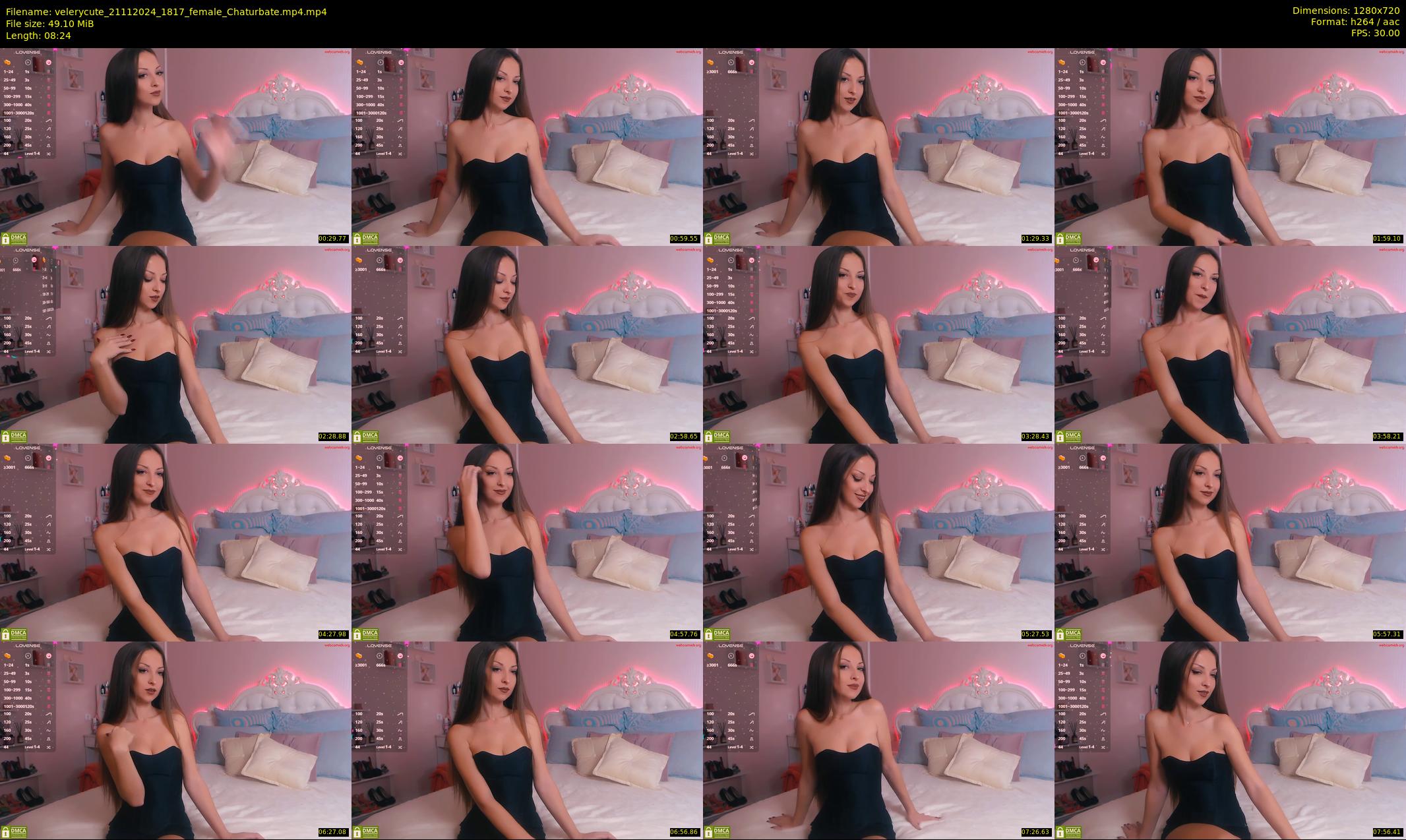 velerycute — 9 minute Chaturbate female cam show recording, 720p, Nov 21, 2024