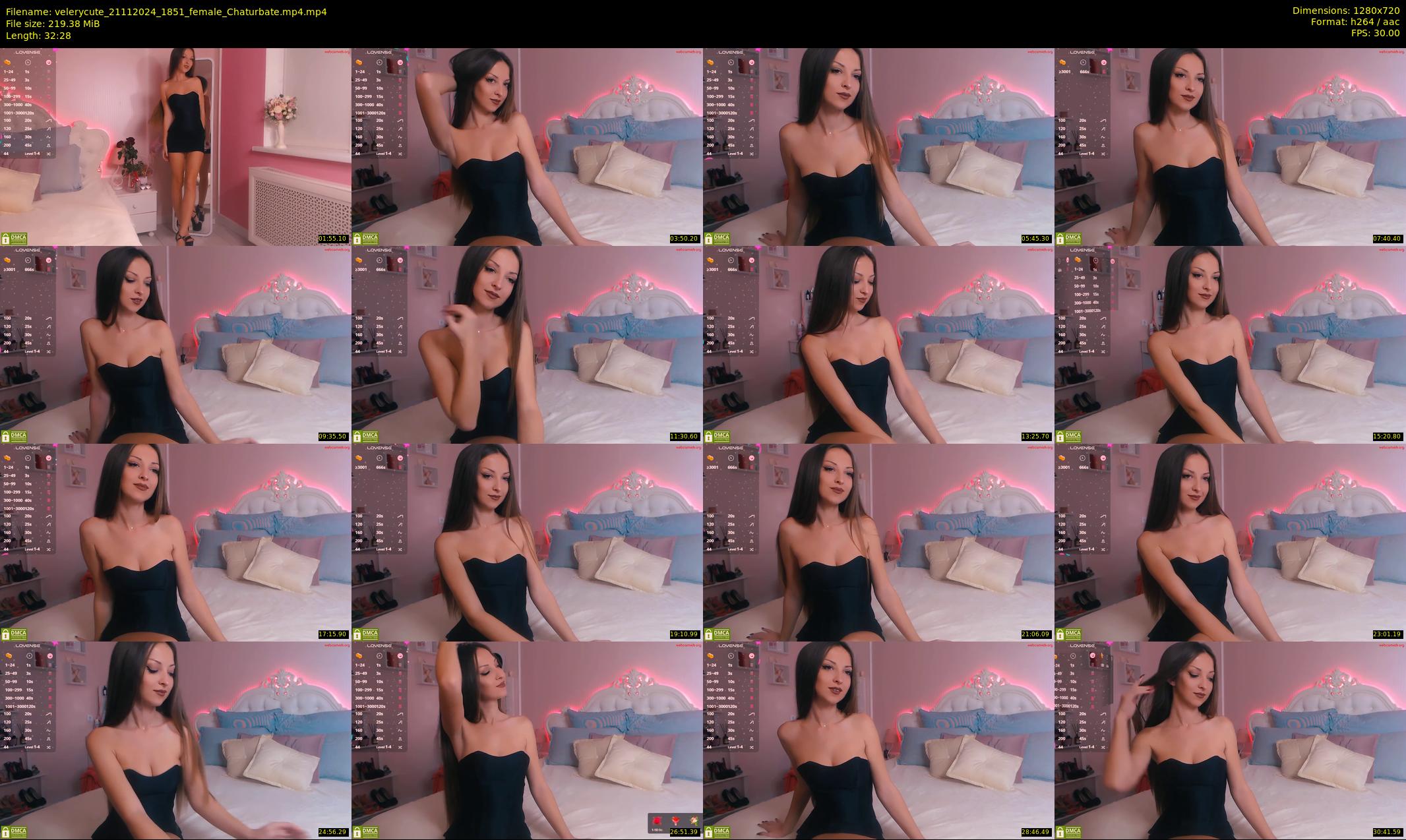 velerycute — 33 minute Chaturbate female cam show recording, 720p, Nov 21, 2024