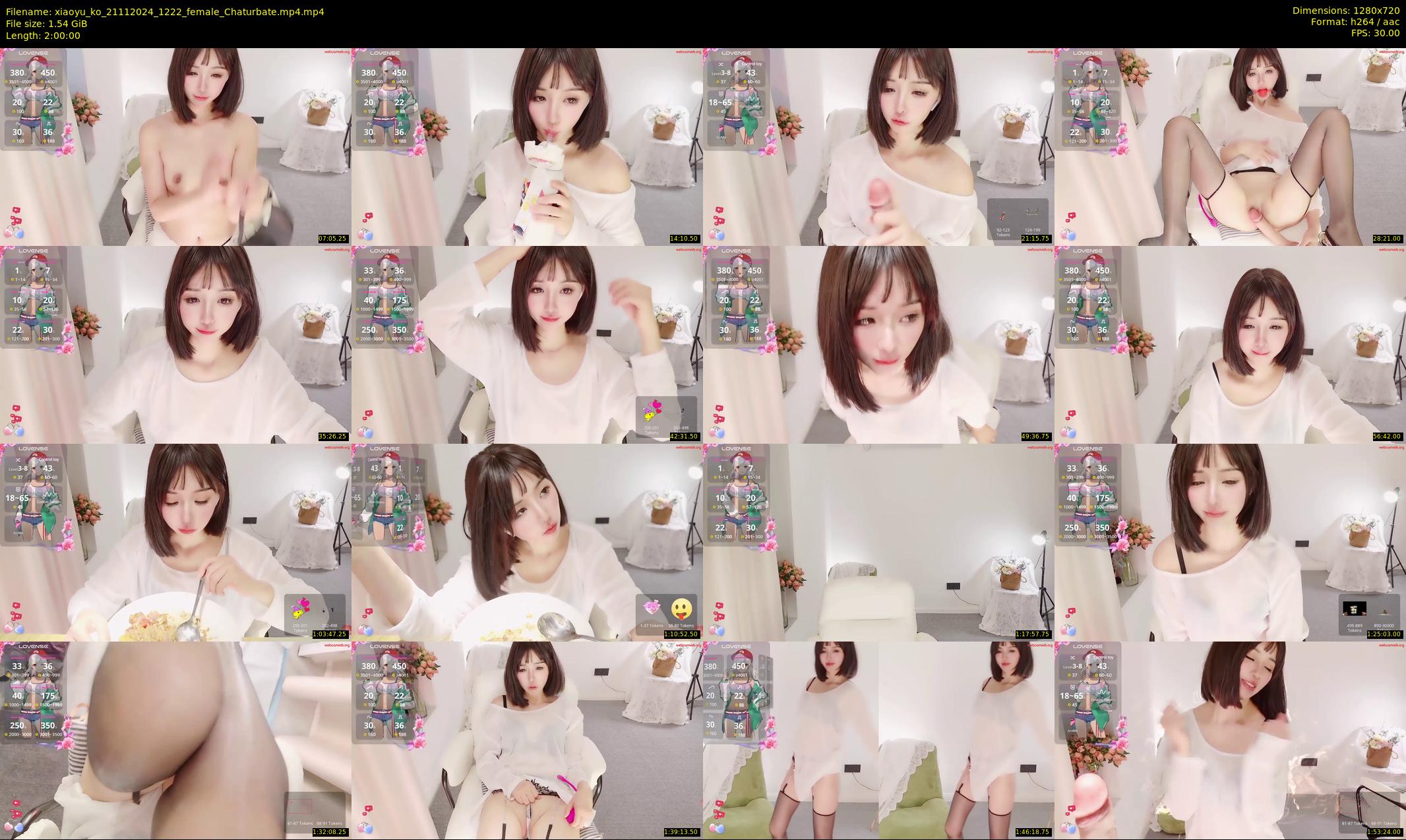 xiaoyu_ko — 120 minute Chaturbate female cam show recording, 720p, Nov 21, 2024