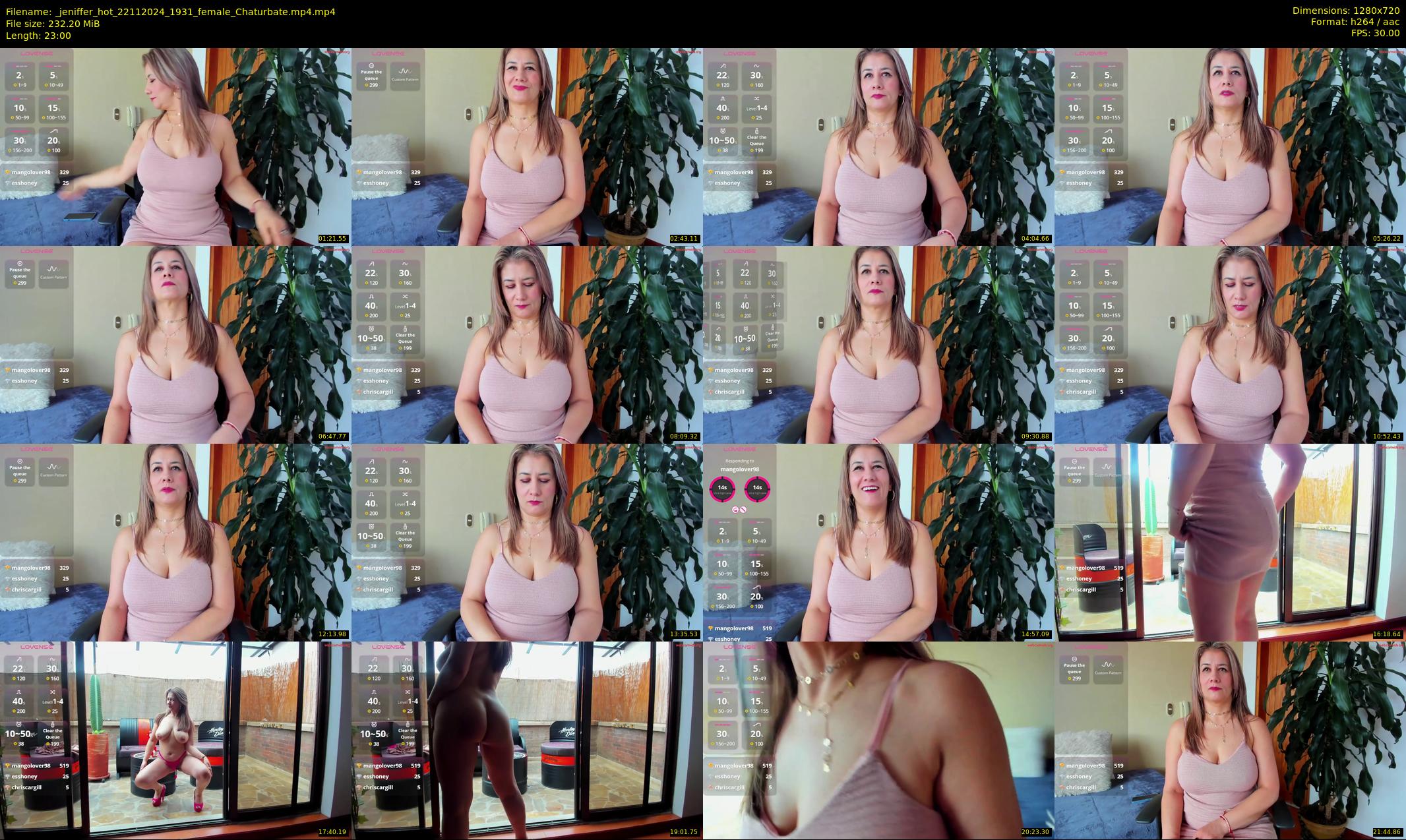 _jeniffer_hot — 23 minute Chaturbate female cam show recording, 720p, Nov 22, 2024