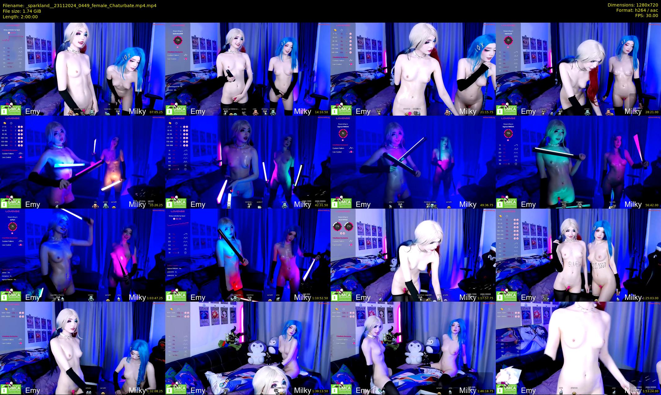 _sparkland_ — 120 minute Chaturbate female cam show recording, 720p, Nov 23, 2024