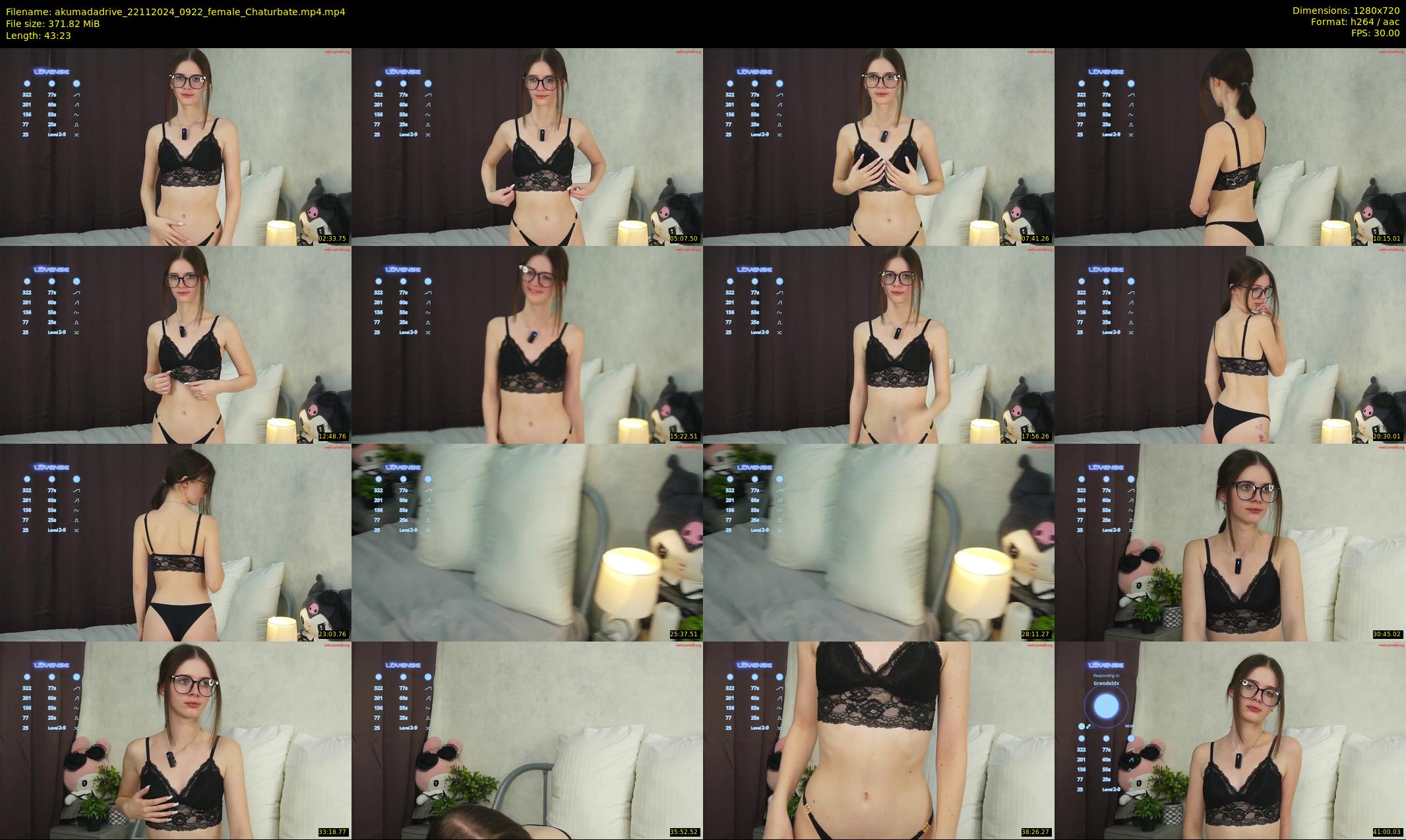 akumadadrive — 44 minute Chaturbate female cam show recording, 720p, Nov 22, 2024