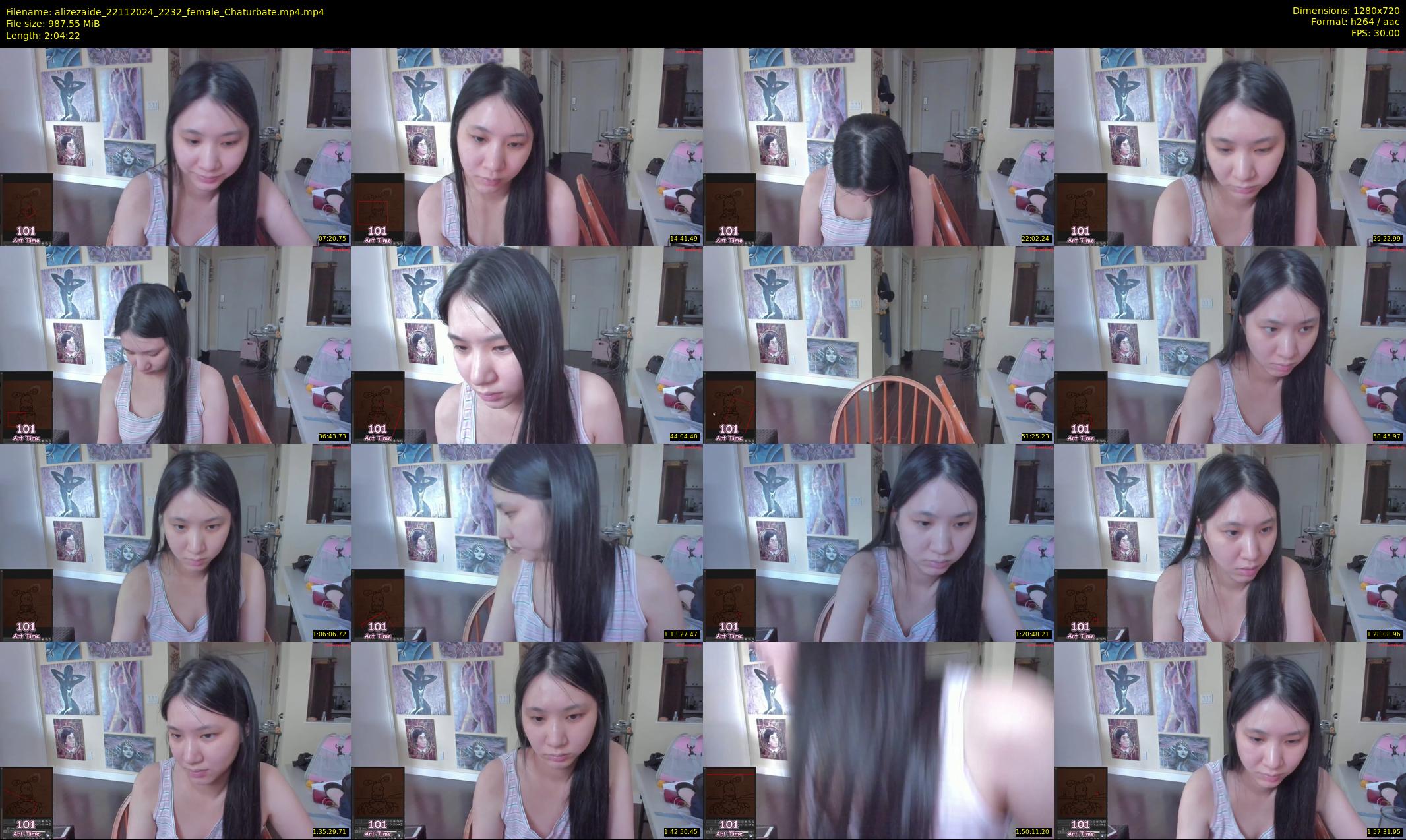 alizezaide — 125 minute Chaturbate female cam show recording, 720p, Nov 22, 2024