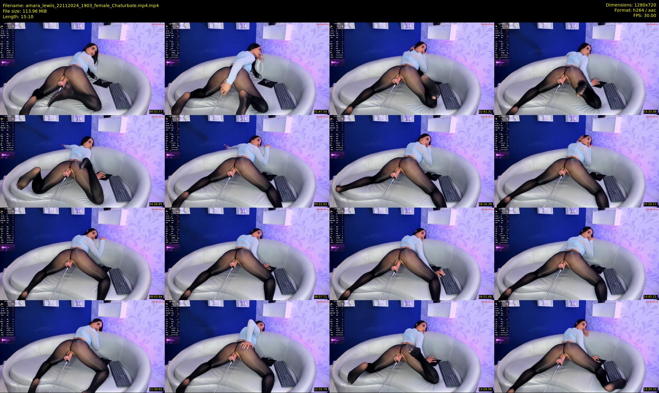 amara_lewiis — 16 minute Chaturbate female cam show recording, 720p, Nov 22, 2024