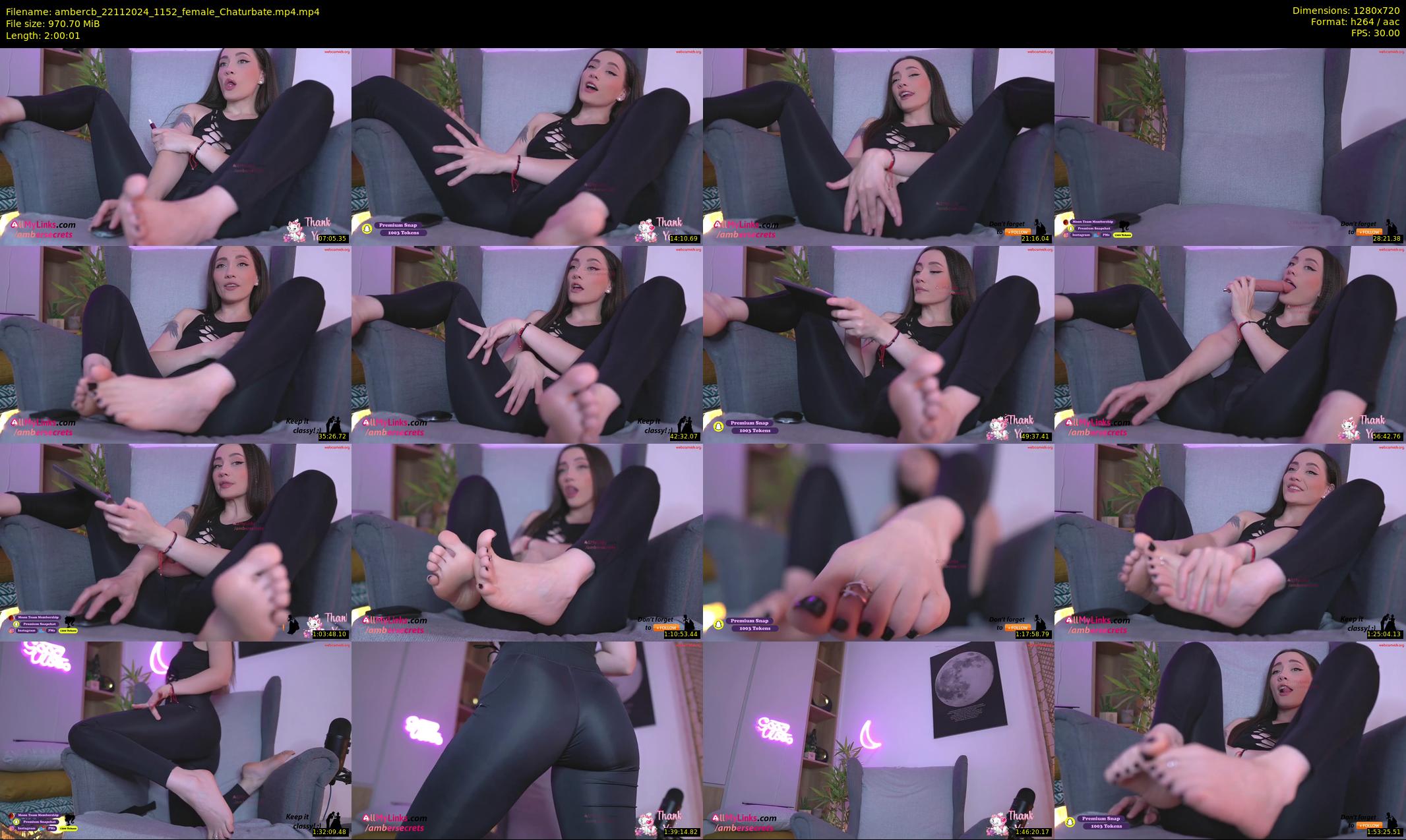 ambercb — 121 minute Chaturbate female cam show recording, 720p, Nov 22, 2024