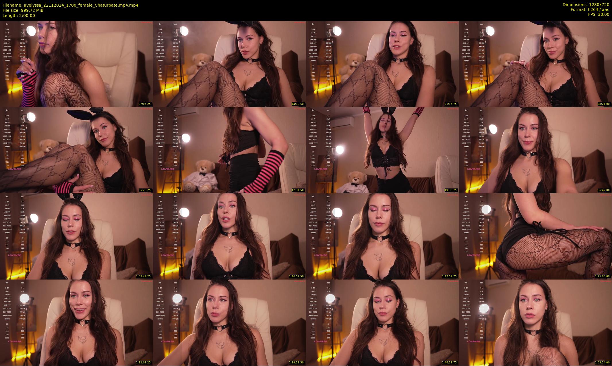 avelyssa — 120 minute Chaturbate female cam show recording, 720p, Nov 22, 2024