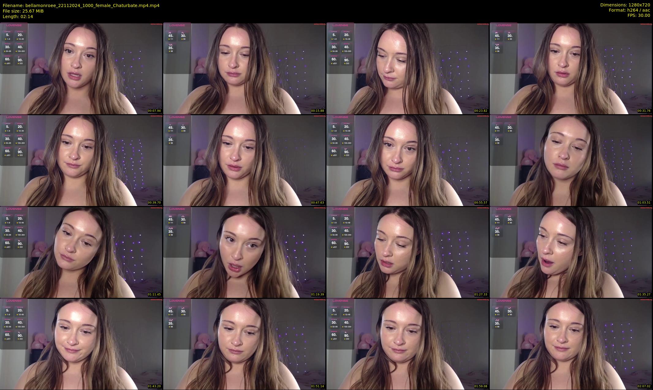 bellamonroee — 3 minute Chaturbate female cam show recording, 720p, Nov 22, 2024