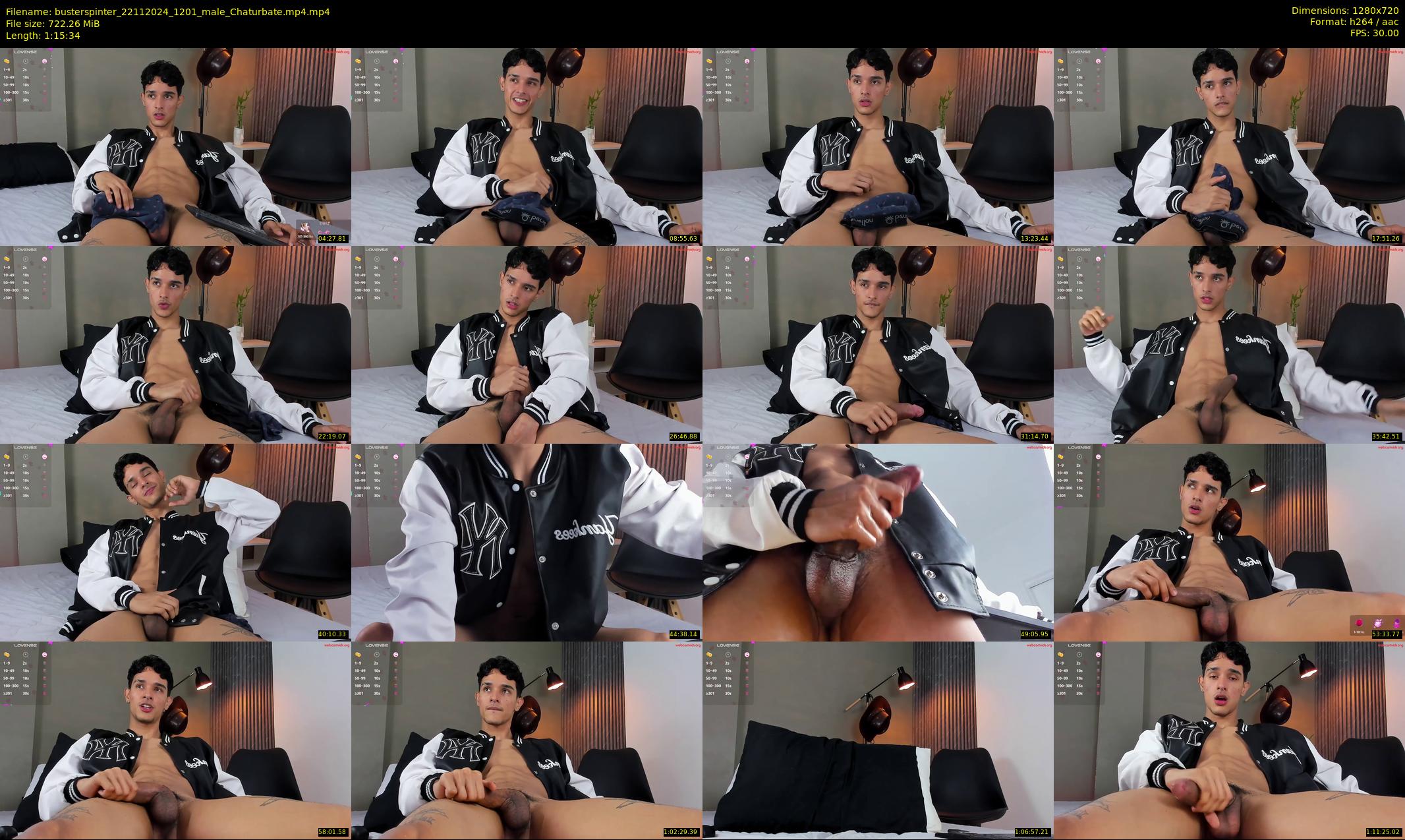 busterspinter — 76 minute Chaturbate male cam show recording, 720p, Nov 22, 2024