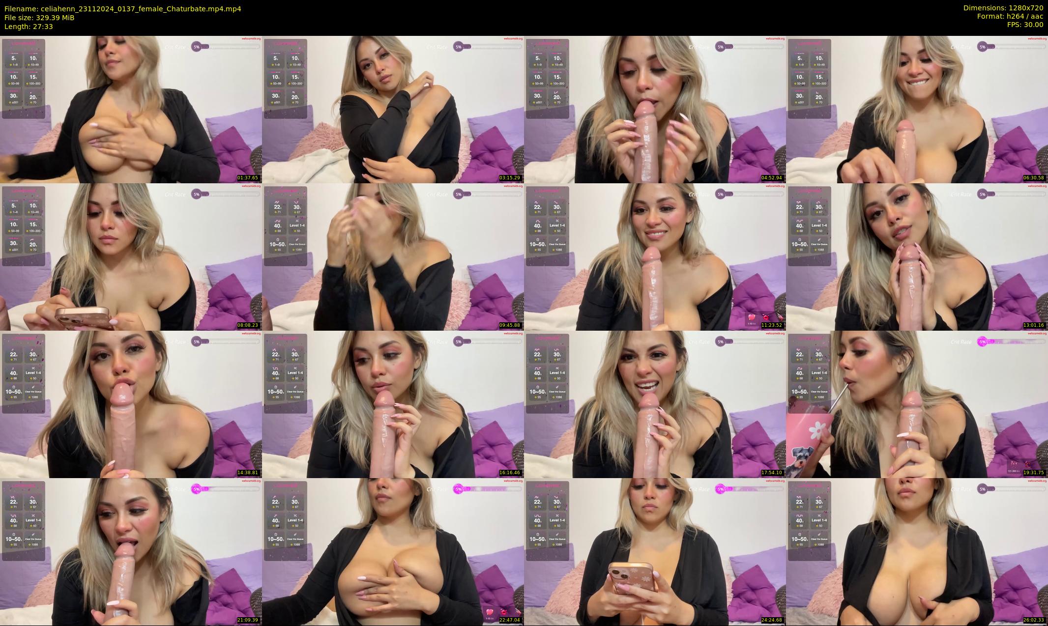 celiahenn — 28 minute Chaturbate female cam show recording, 720p, Nov 23, 2024