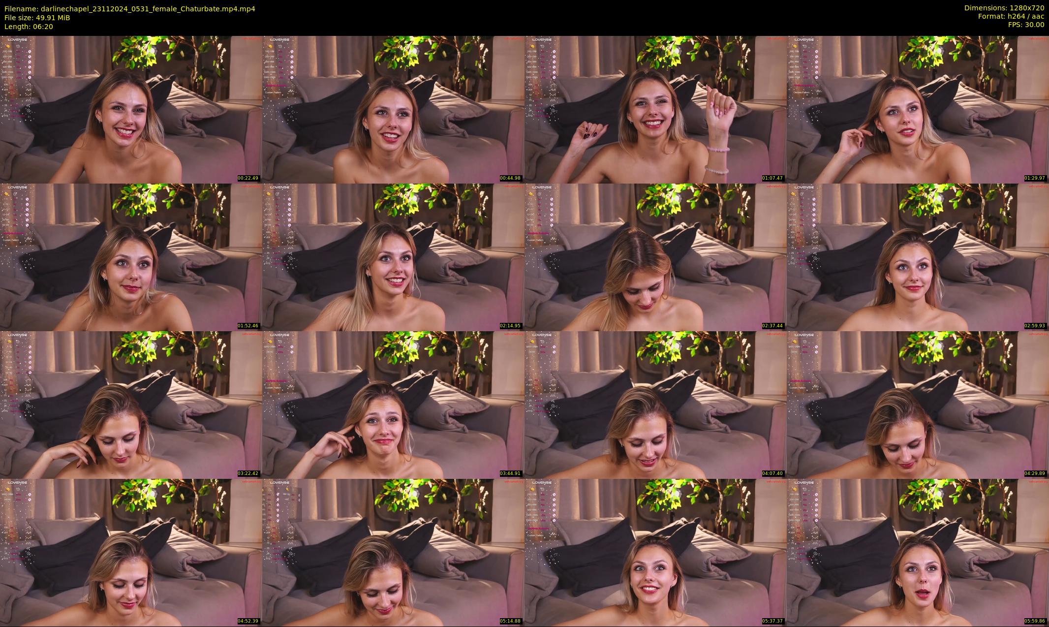 darlinechapel — 7 minute Chaturbate female cam show recording, 720p, Nov 23, 2024