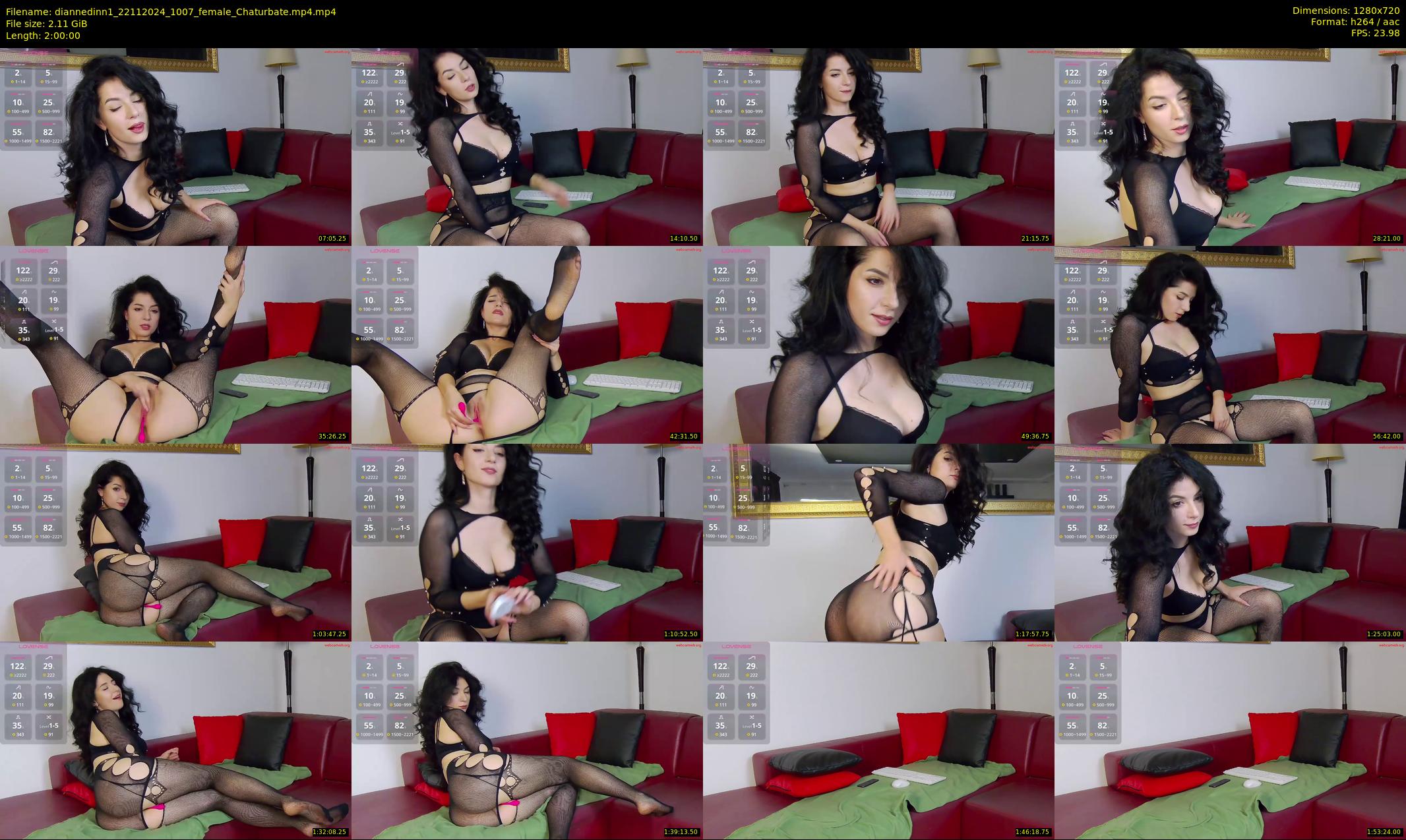 diannedinn1 — 120 minute Chaturbate female cam show recording, 720p, Nov 22, 2024