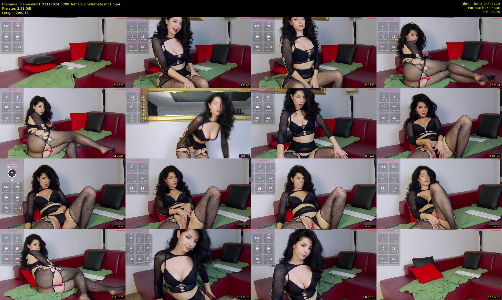 diannedinn1 — 121 minute Chaturbate female cam show recording, 720p, Nov 22, 2024