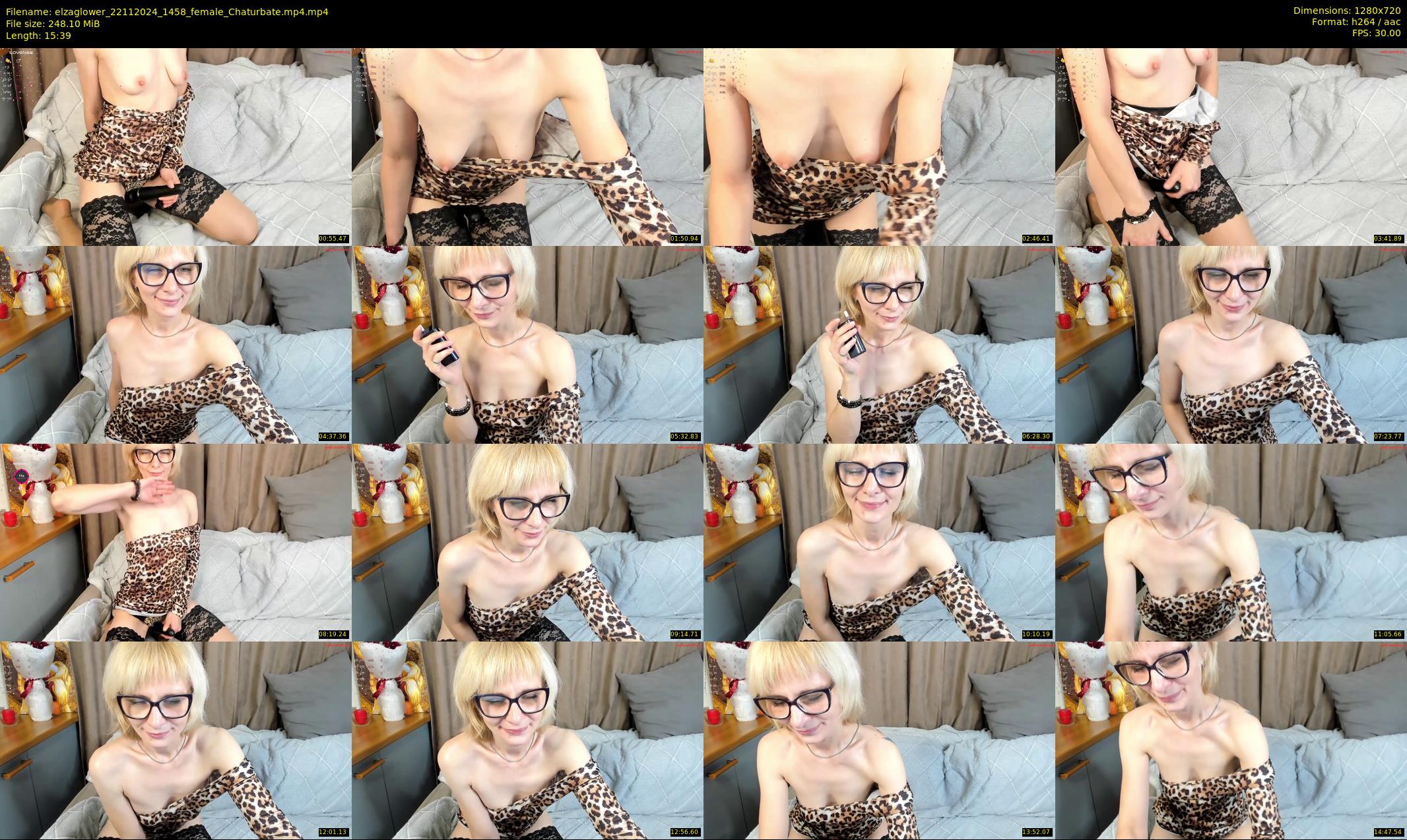 elzaglower — 16 minute Chaturbate female cam show recording, 720p, Nov 22, 2024
